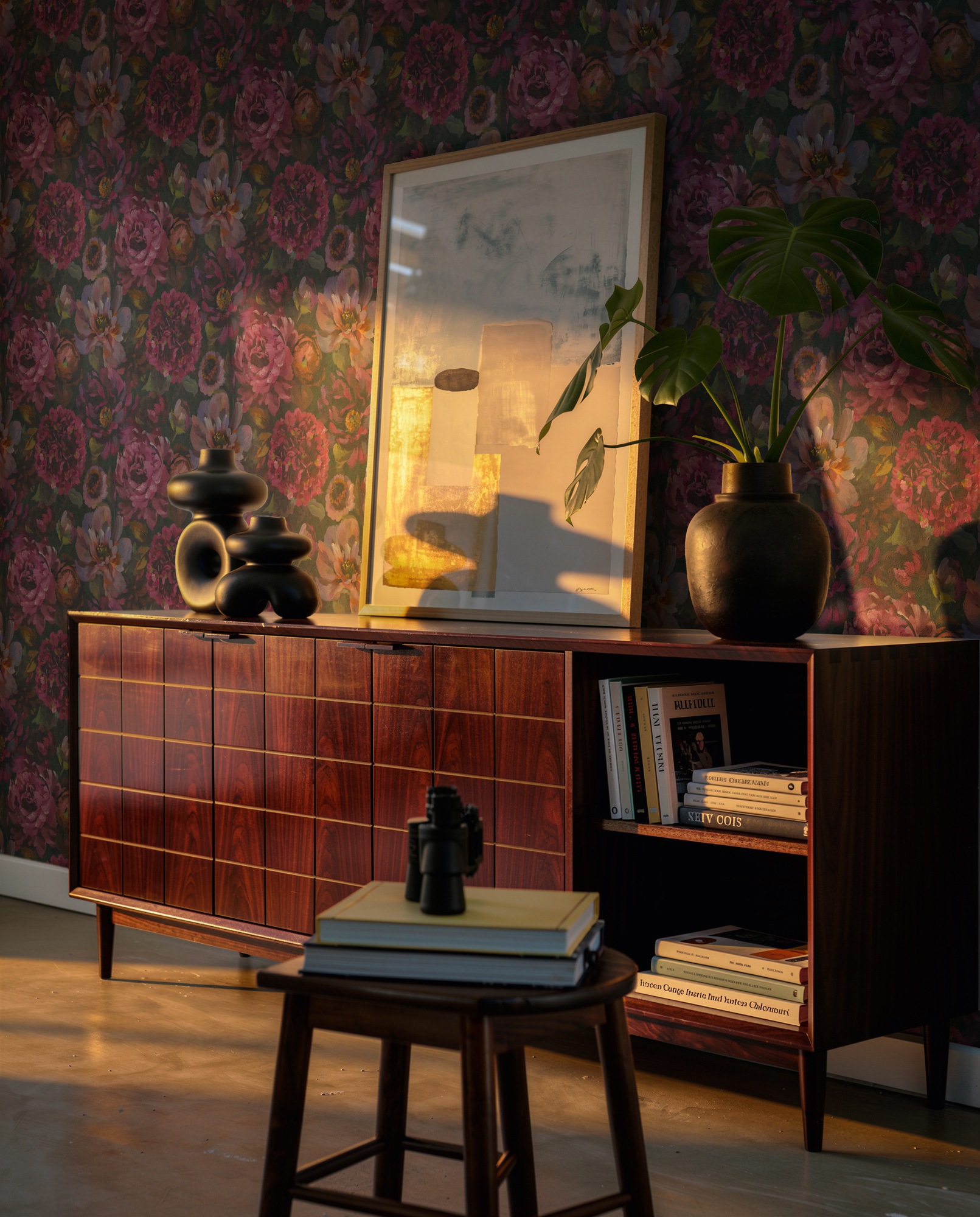 A.S. Création Vliestapete »Trend Spectrum Peony – Opulente Pfingstrosen Vliestapete« floral | geblümt | leicht glänzend strukturiert Opulente Pfingstrosen mit lebendiger Farbwirkung und Struktur