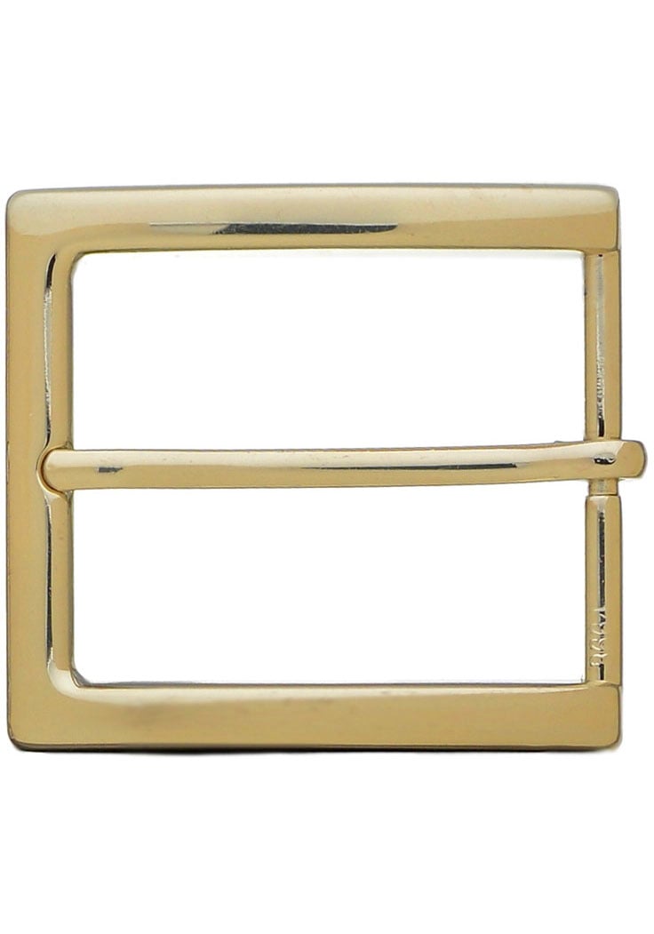 Rettungsring Gürtel Gürtelschnalle Wechselschnalle "Halb Eckig Gold" günstig online kaufen