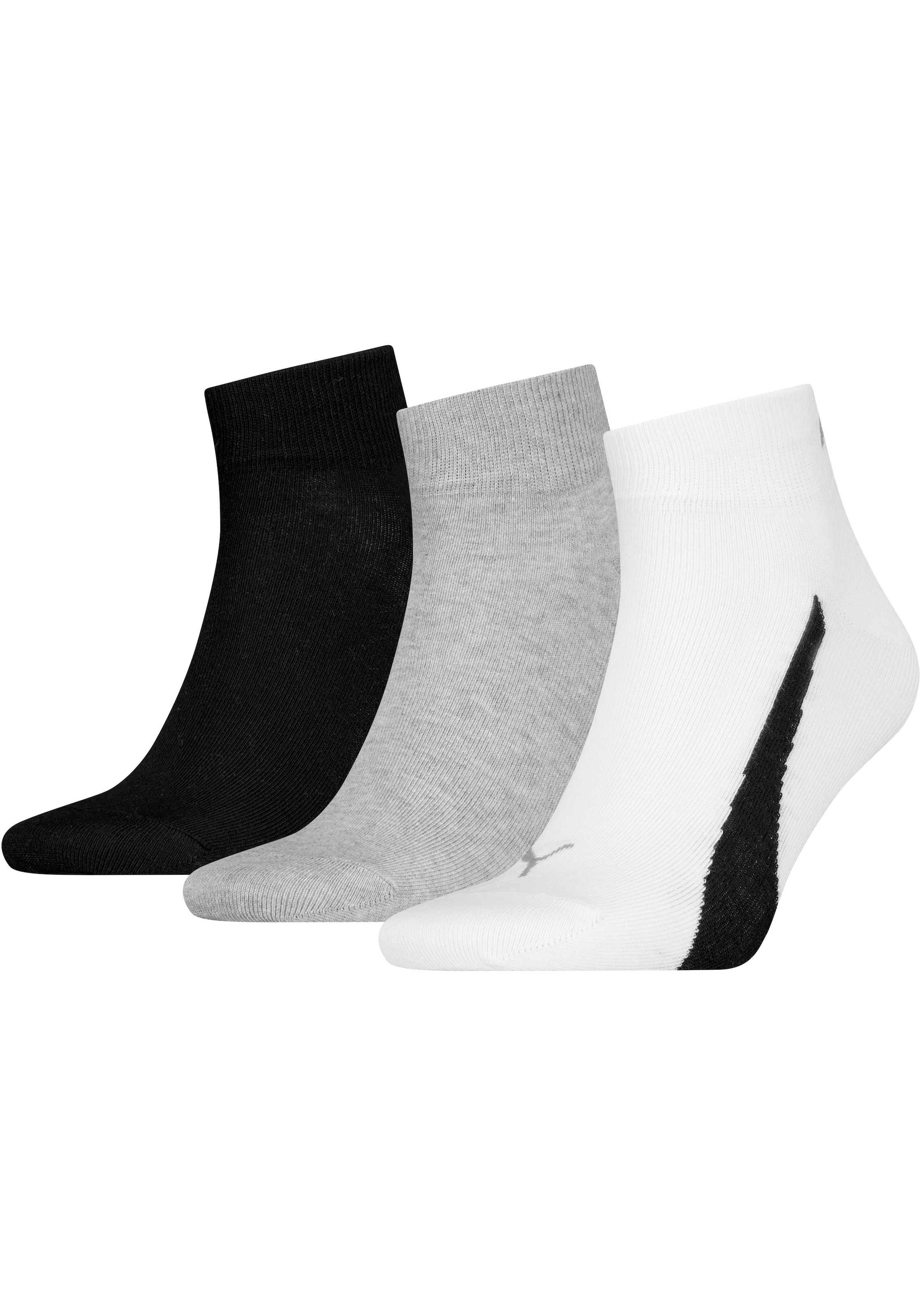 PUMA Kurzsocken "PUMA UNISEX LIFESTYLE QUARTER 3P" 3 Paar, 3 Paar tlg. mit günstig online kaufen