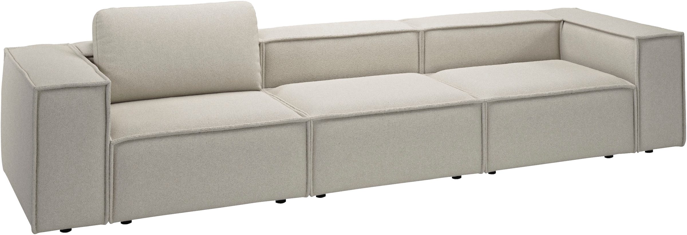 Places of Style 3,5-Sitzer »Watertown, modernes Big-Sofa XXL, 336 cm Breite, auch in Feincord«, Riesiges Designersofa mit viel Platz & weichen Bezügen in Trendfarben
