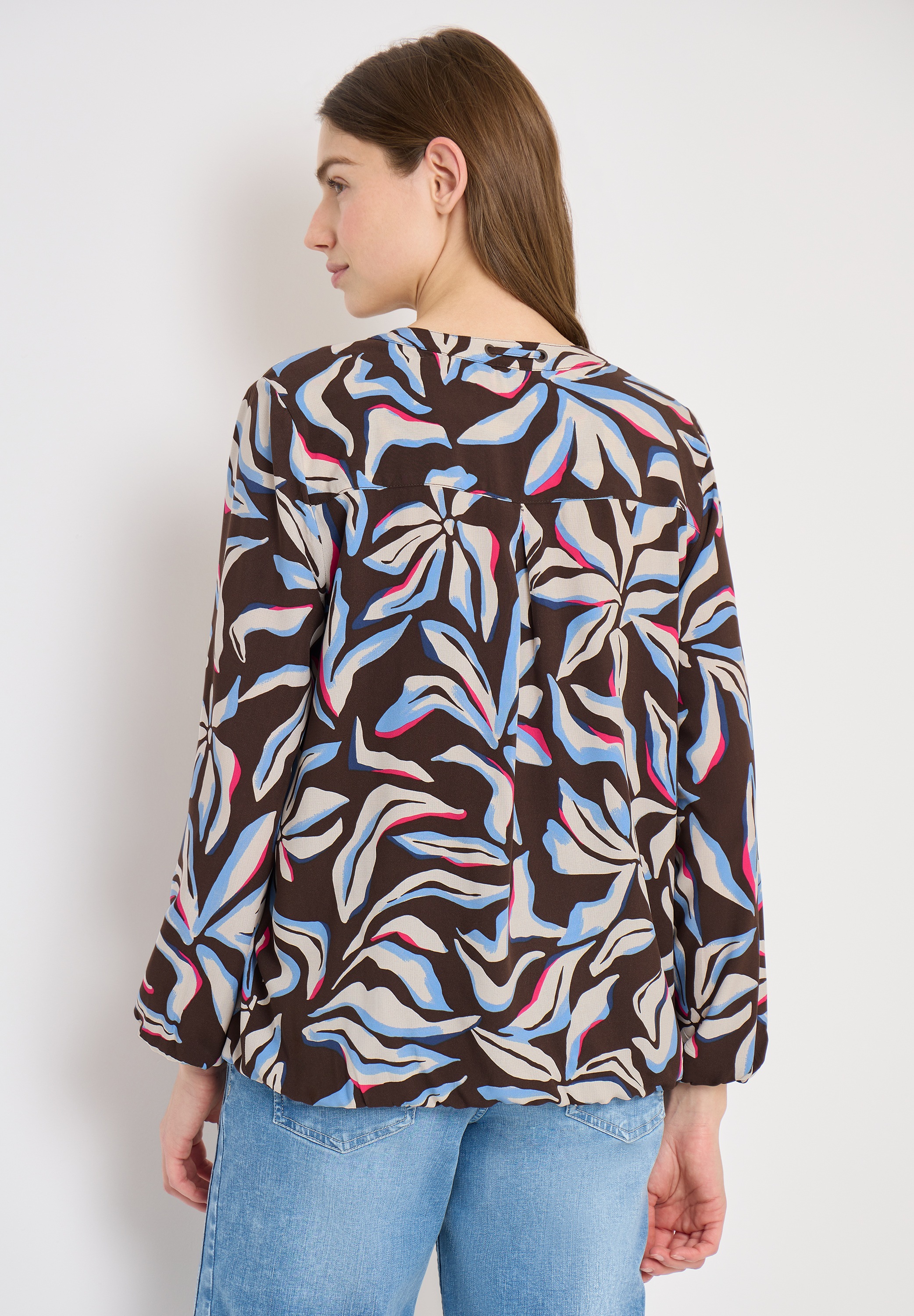 Cecil Langarmbluse aus softer Viskose