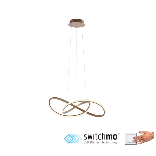 JUST LIGHT Pendelleuchte »MARIA«, 1 flammig-flammig, LED, dimmbar, Switchmo  | BAUR