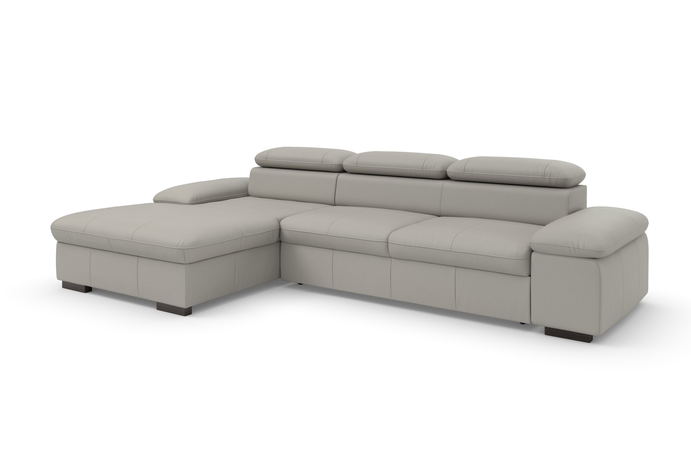Home affaire Ecksofa »Alberto L-Form«, mit Kopfteilverstellung, wahlweise mit Bettfunktion