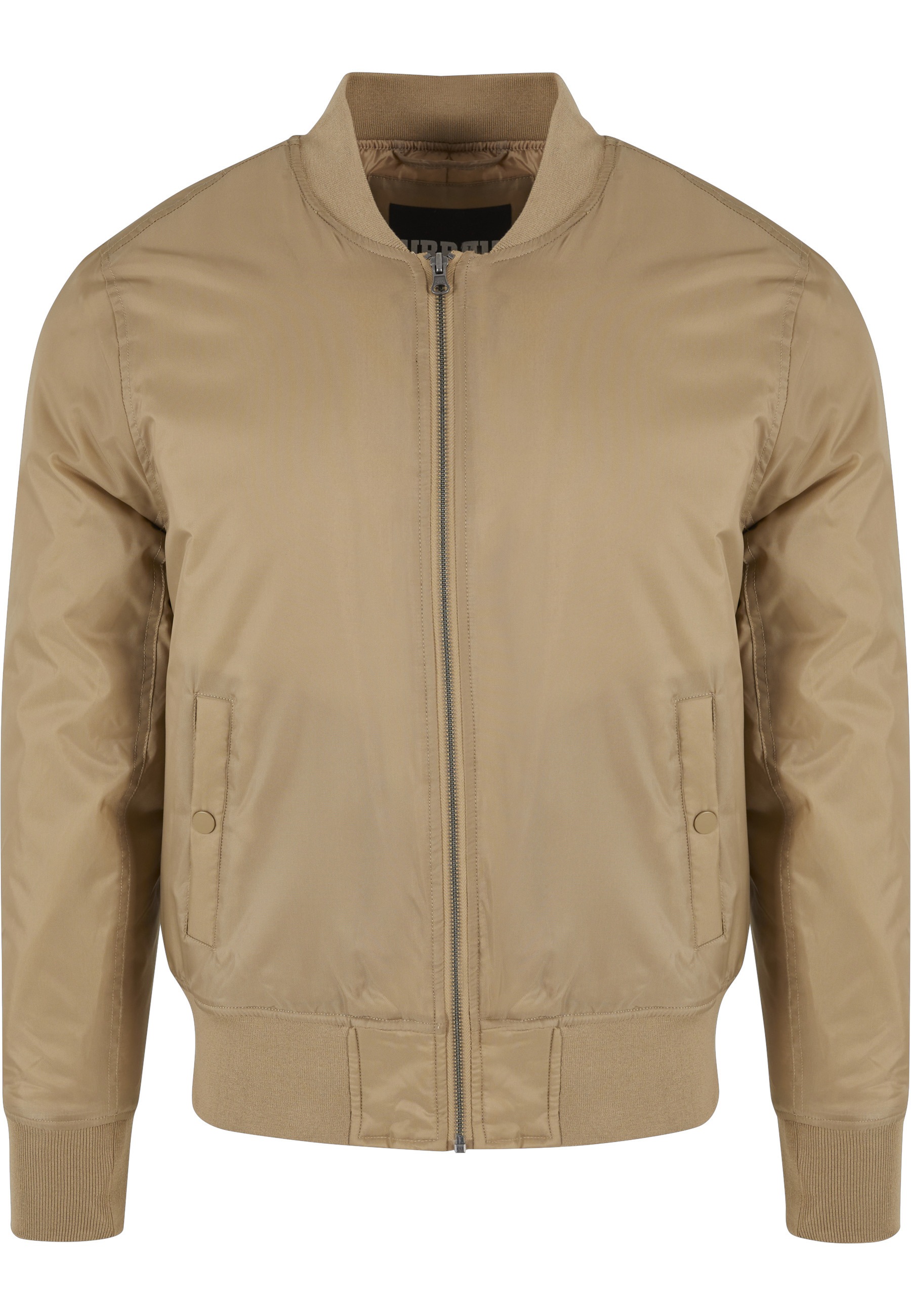 URBAN CLASSICS Anorak »Urban Classics Herren Basic Bomber Jacket« 1 Stk. tlg. ohne Kapuze