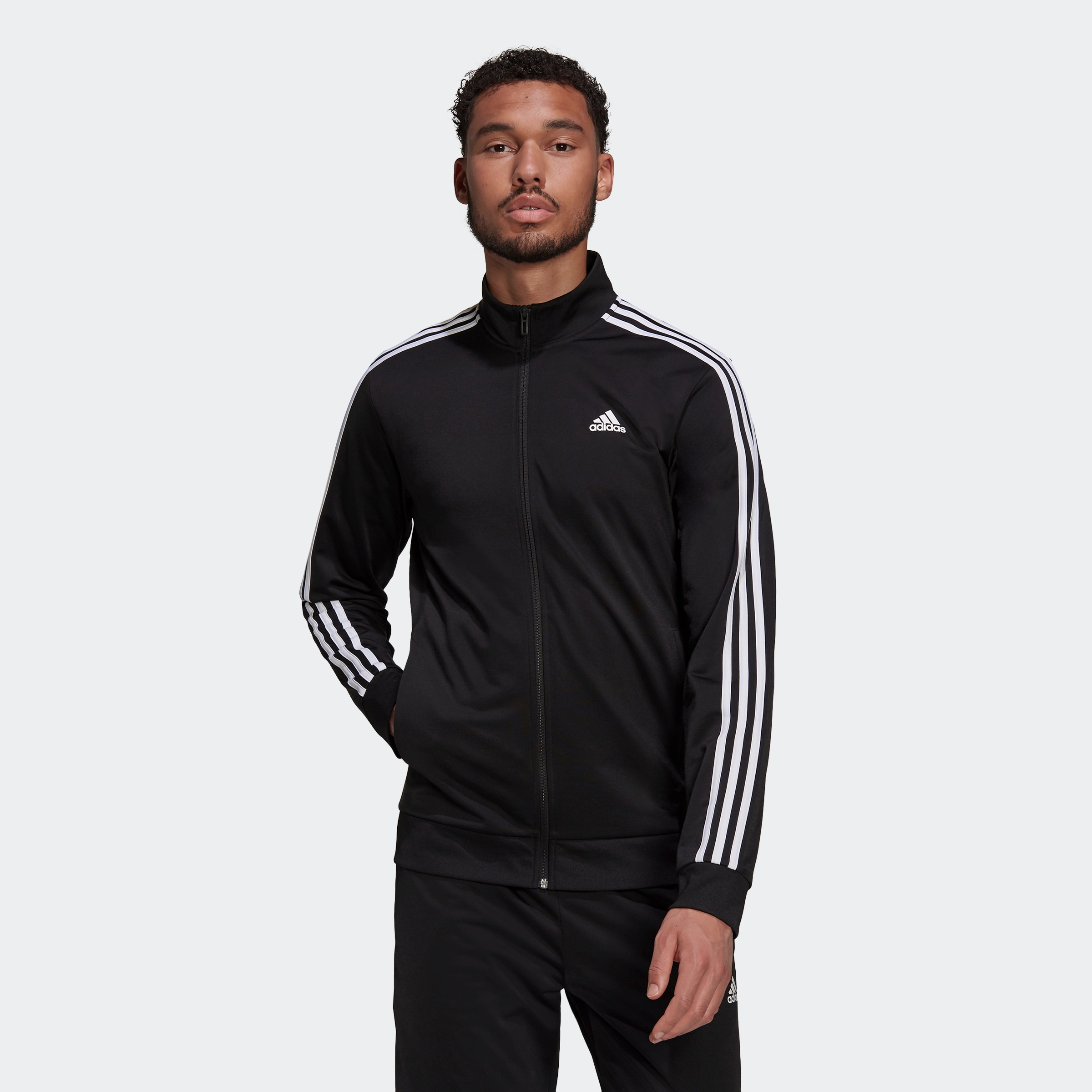 adidas Sportswear Trainingsjacke »PRIMEGREEN ESSENTIALS WARMUP 3STREIFEN TRAININGSJACKE«