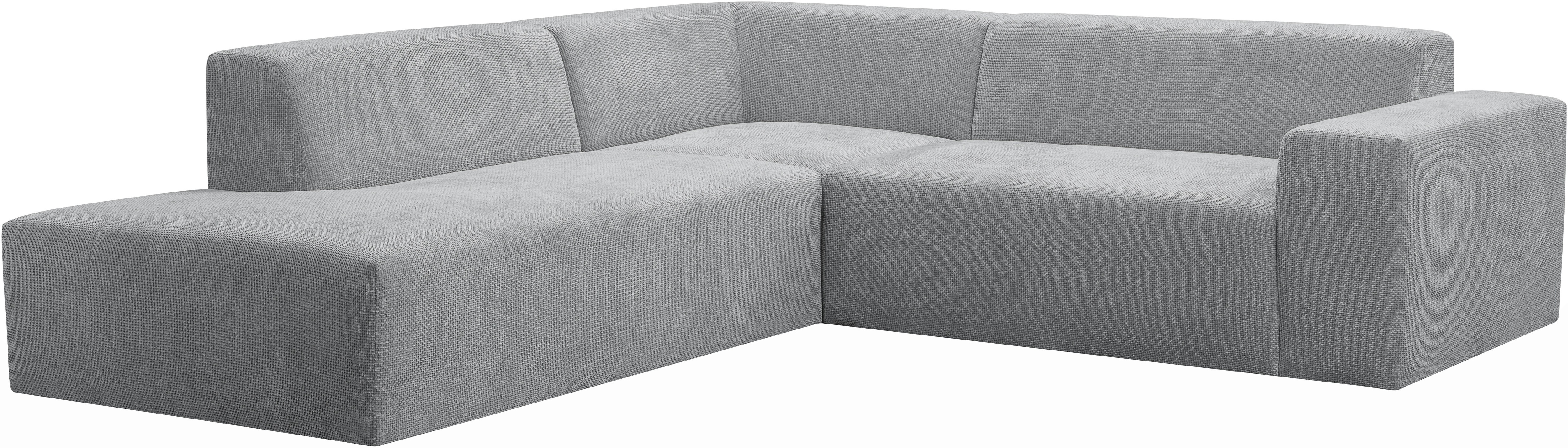 Thumbnail - WERK2 Ecksofa "Zeus-M, tolles Sofa mit schönen Details, L-Form", Curvy Trend Garnitur, urbane Optik, komfortable Wellenu...
