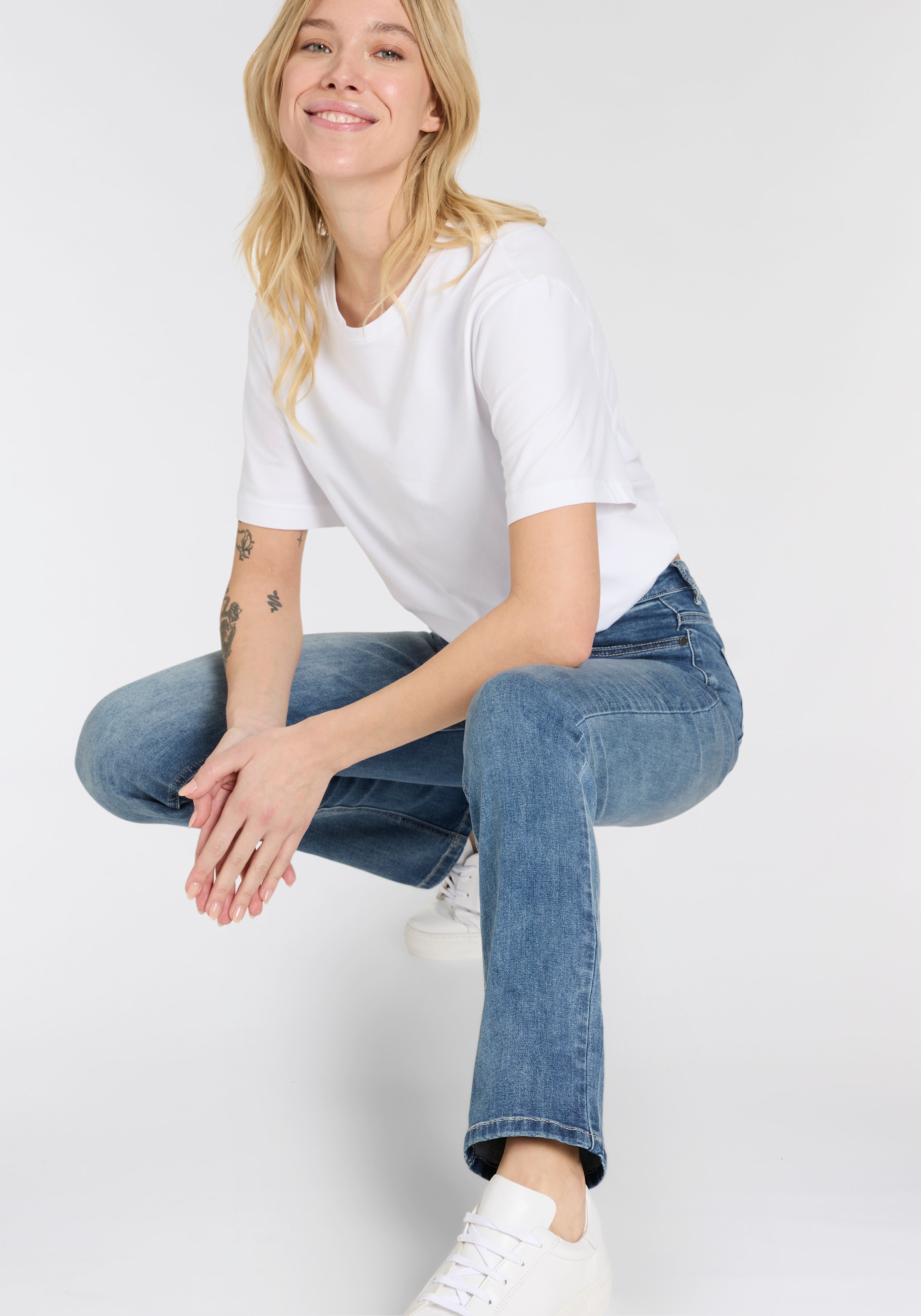 Arizona Straight Leg Jeans Blue Used 2