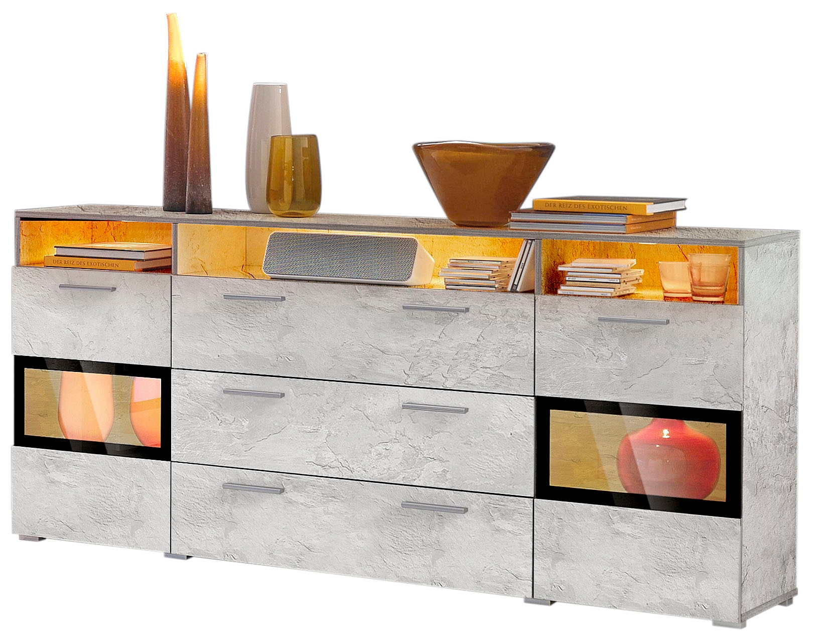 Helvetia Sideboard »Sarah mix«, Breite 182 cm