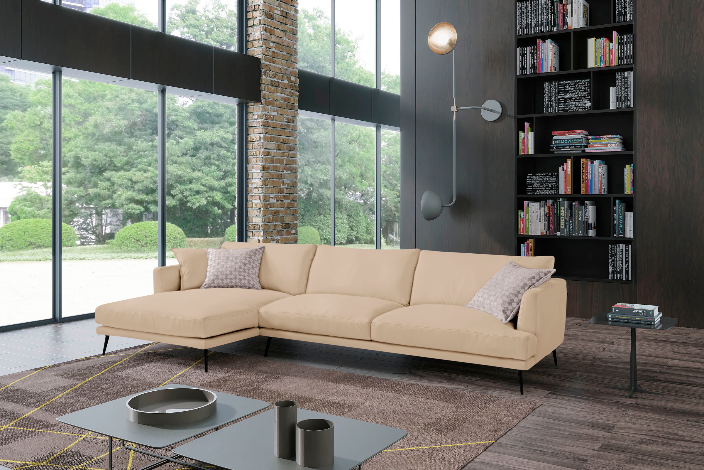 Egoitaliano Ecksofa "Sophia, Designsofa mit extrakomfortablem Sitzkomfort, günstig online kaufen