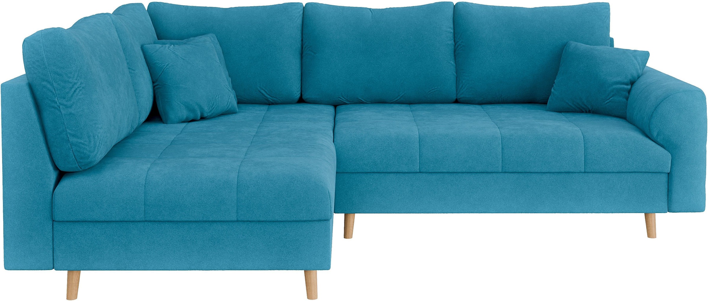 Home affaire Ecksofa "CHARRE L-Form mit Ottomane, Maße B/T/H: 231/161/81 cm günstig online kaufen