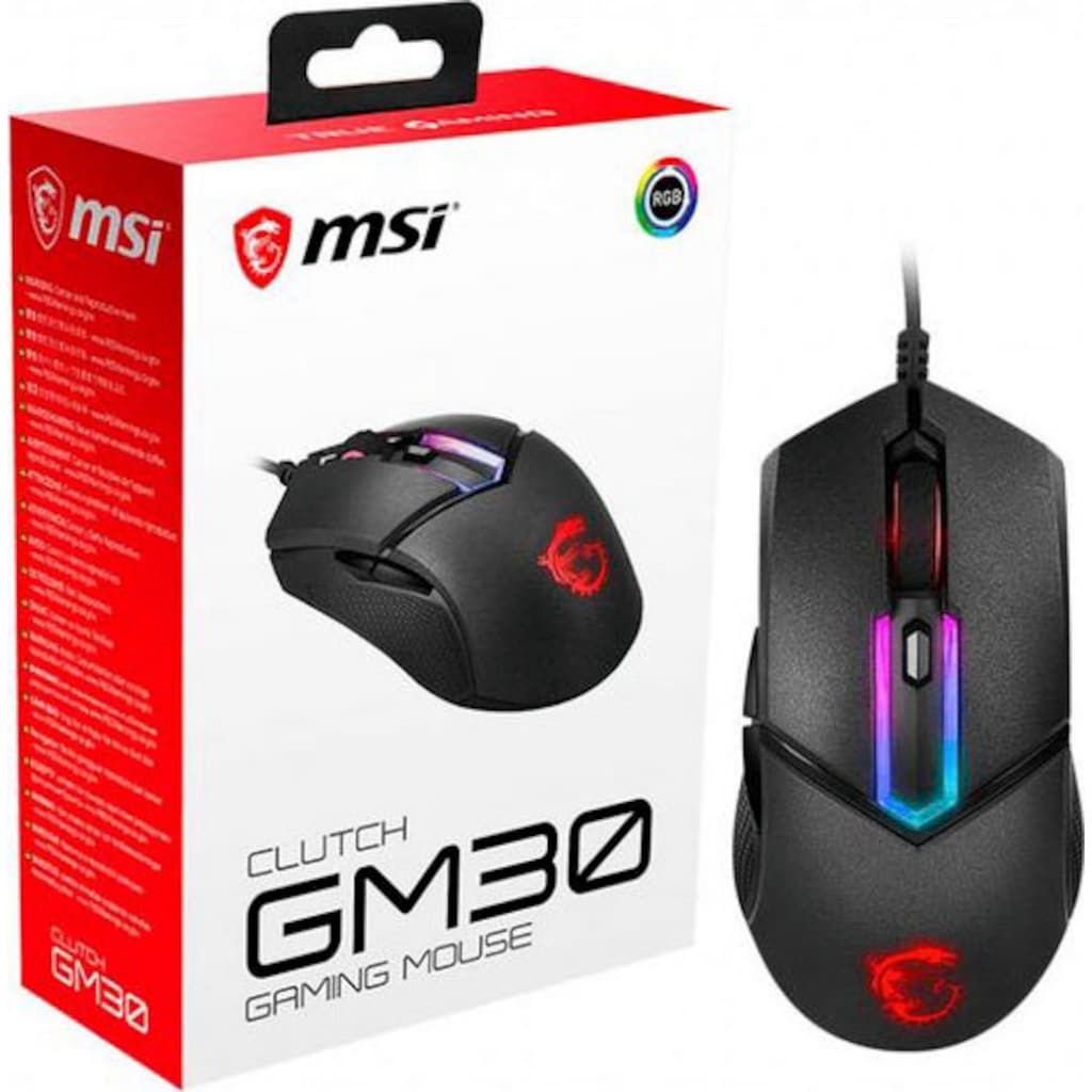 MSI Gaming-Maus »Clutch GM30«, kabelgebunden