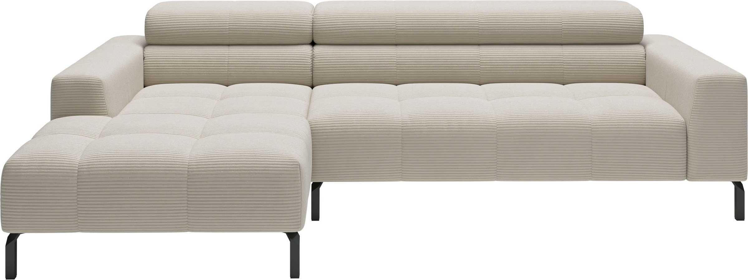 Home affaire Ecksofa "Ecksofa Claya, L-Form, Kopfteilverstellung, Breite 25 günstig online kaufen