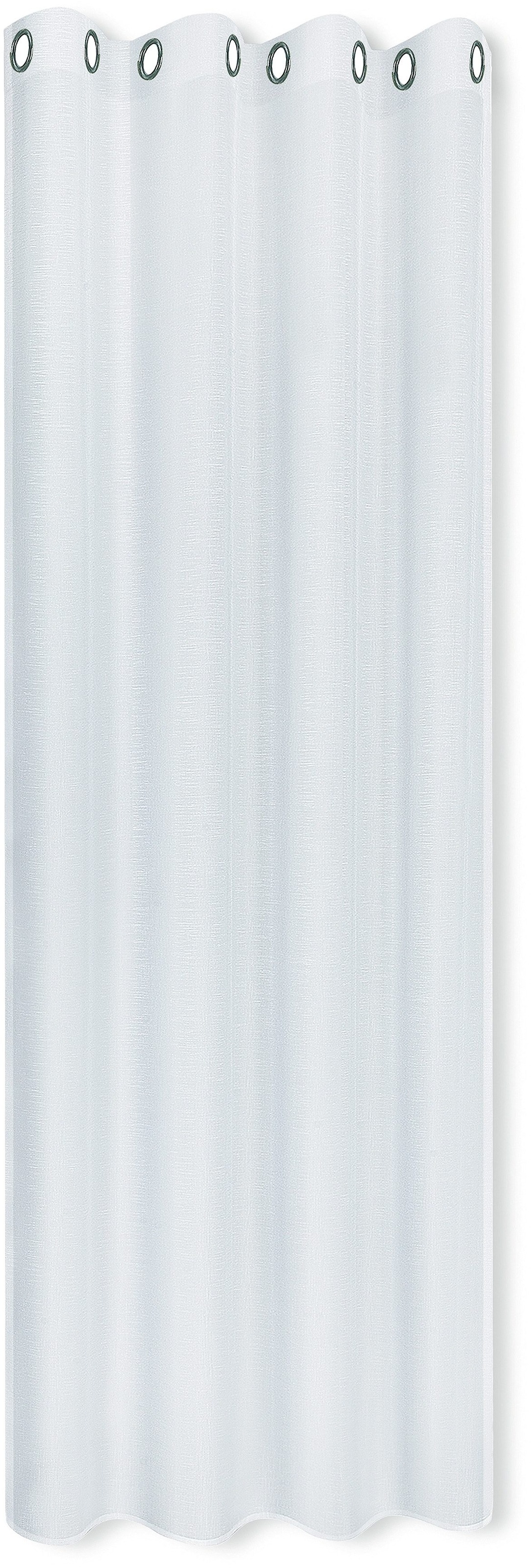 Happy Home Vorhang "MIRANDA" Ösen 1 Stk. tlg. HxB: 235x140, halbtransparent günstig online kaufen