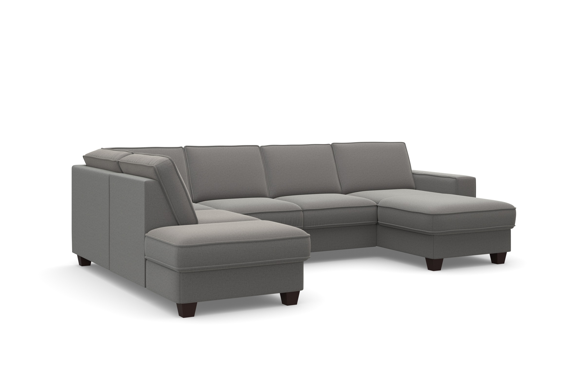 Thumbnail - Home affaire Wohnlandschaft "County U-Form" wahlweise Ottomane links oder rechts, mit Federkern-Polsterung