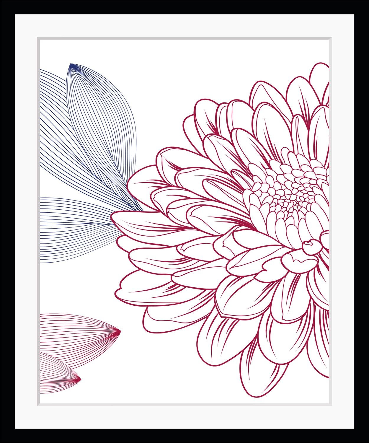 queence Bild "Lia" Blumen  Kunst  Pflanzen  Pflanzenbilder Set, Blumen, ger günstig online kaufen