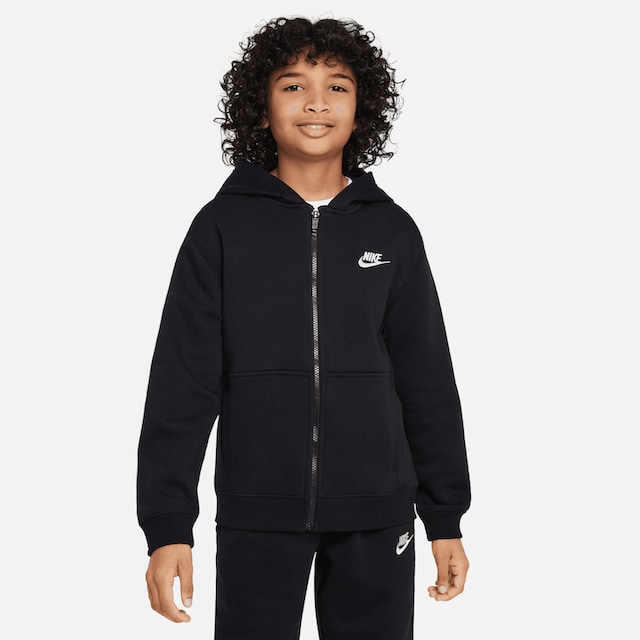 Nike Sportswear Trainingsanzug »CLUB FLEECE BIG KIDS\' FULL-ZIP TRACKSUIT« |  BAUR