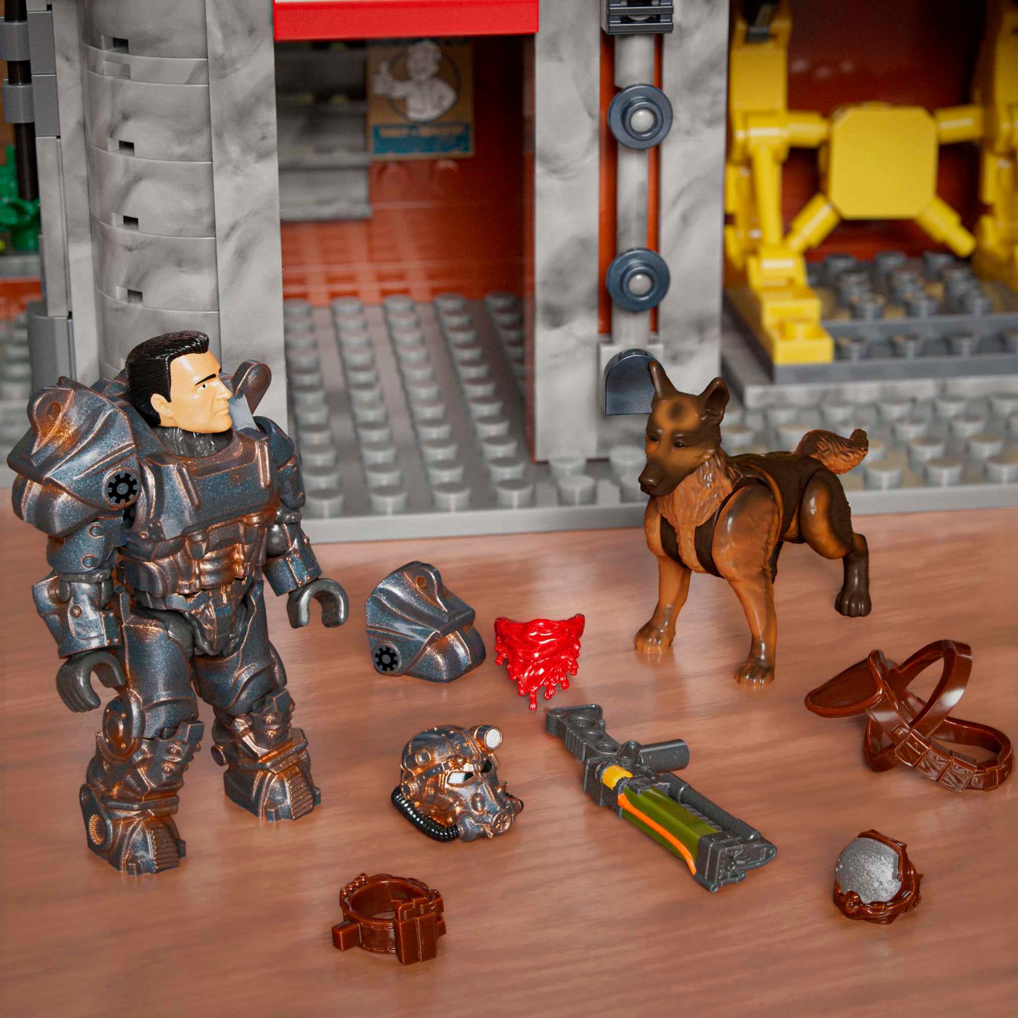 MEGA Konstruktionsspielsteine »MEGA Fallout Red Rocket Bauspielzeug-Set mit 2 Actionfiguren«, Bausatz