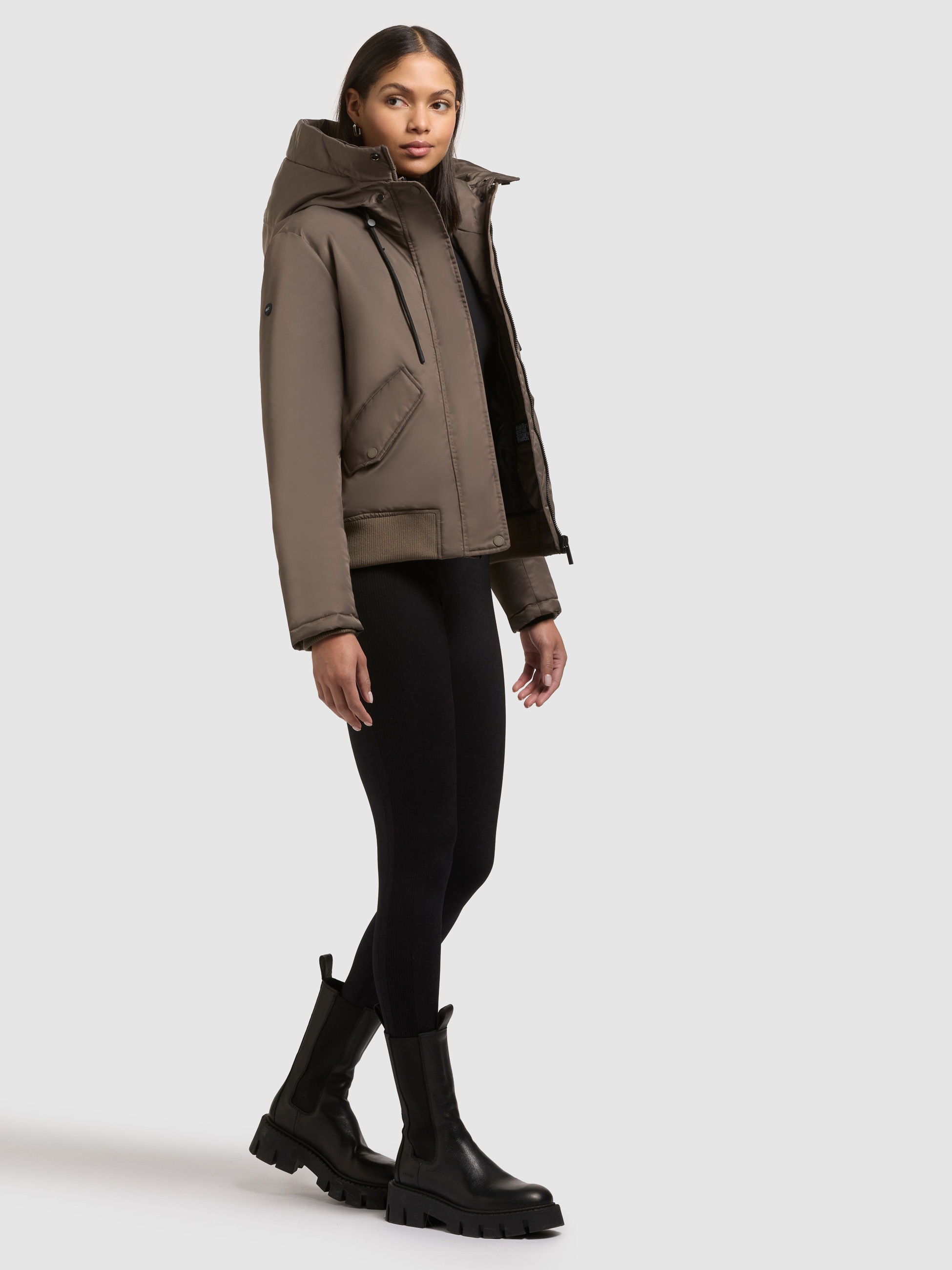 khujo Bomberjacke »TYLA«, mit Kapuze