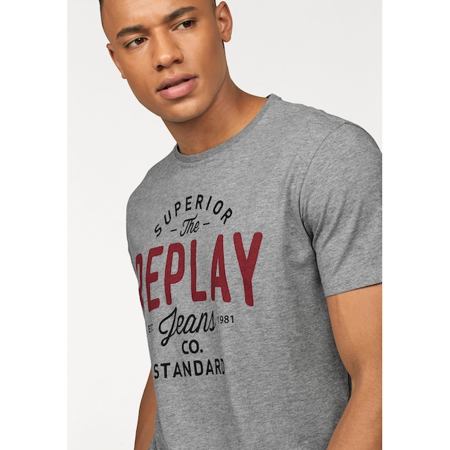 Replay T-Shirt, mit Markendruck ▷ bestellen | BAUR