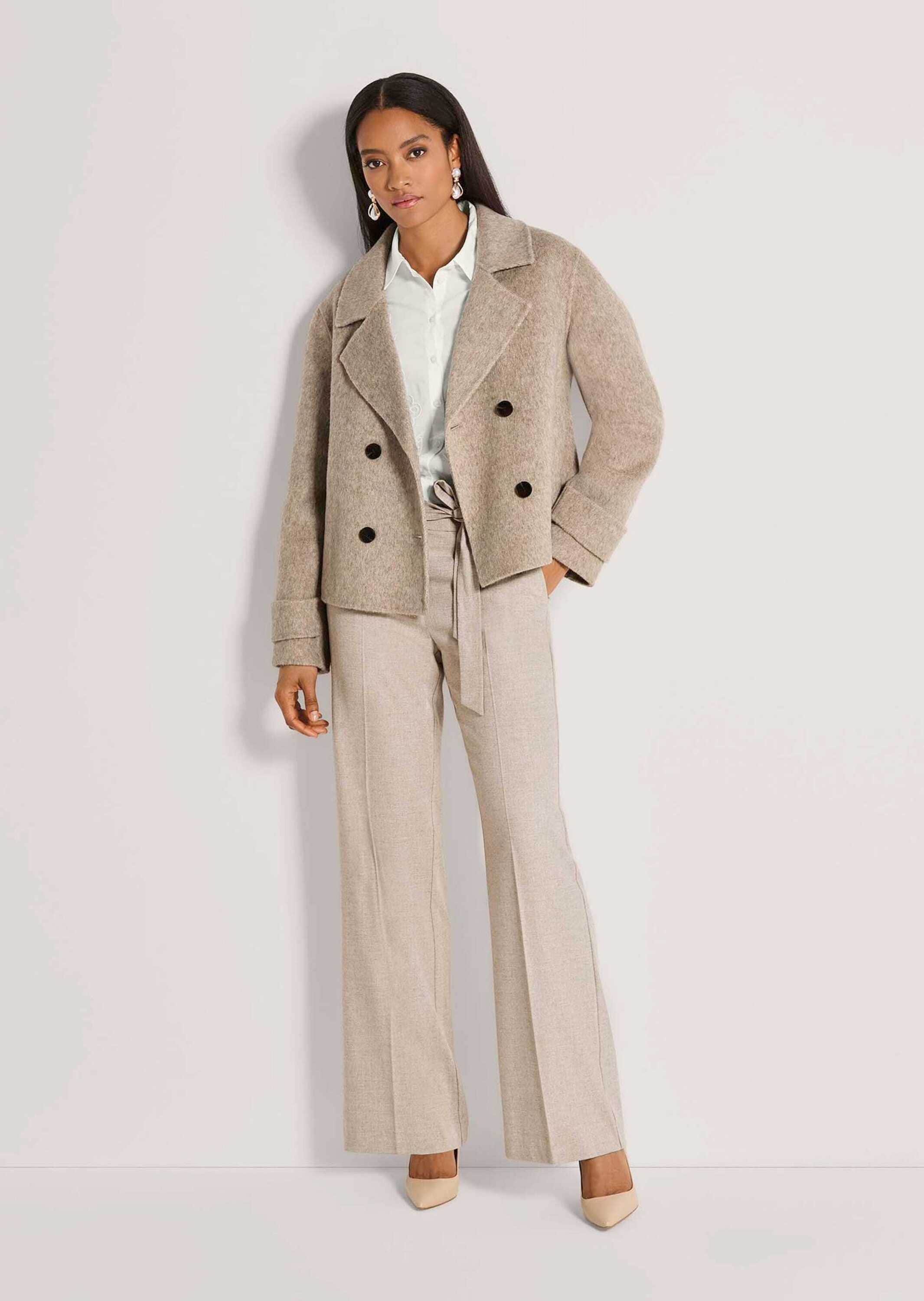 MADELEINE Kurzjacke »Jacke Caban-Jacke mit breitem Reverskragen«