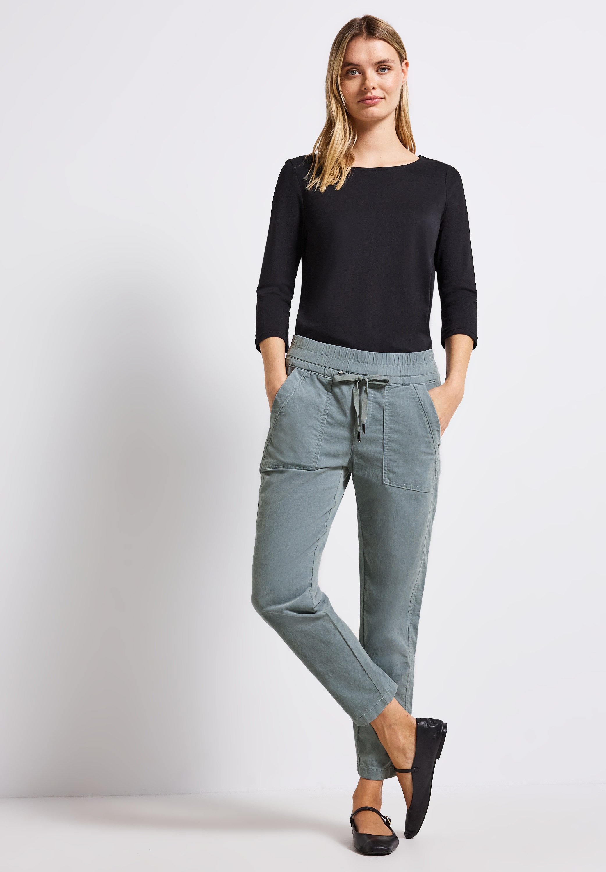 STREET ONE Cordhose, Middle Waist