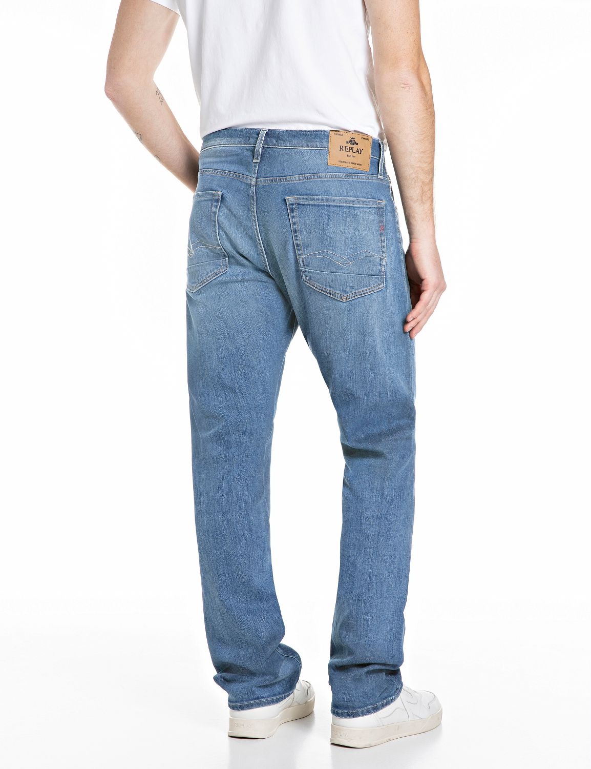 Replay Straight-Jeans "Aideen" im 5-Pocket-Stil günstig online kaufen