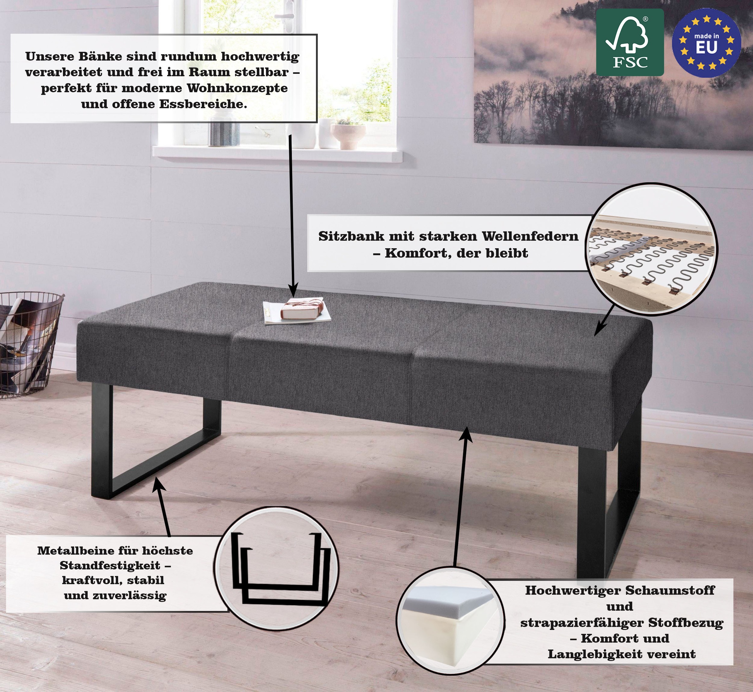 Thumbnail - OTTO home Sitzbank "Oliver"