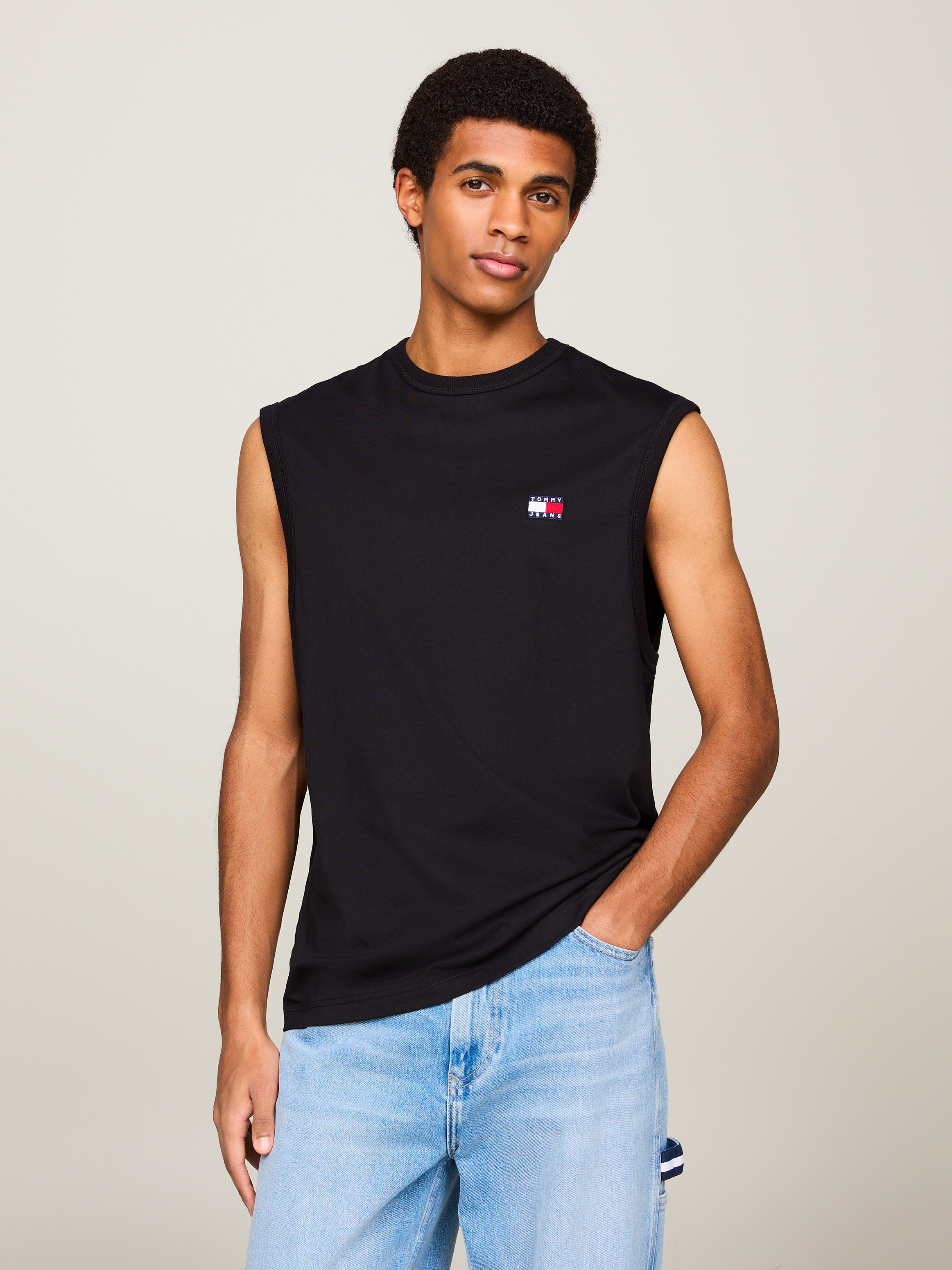 Tommy Jeans Plus Tanktop "TJM REG BADGE TANK TOP EXT", Große Größen