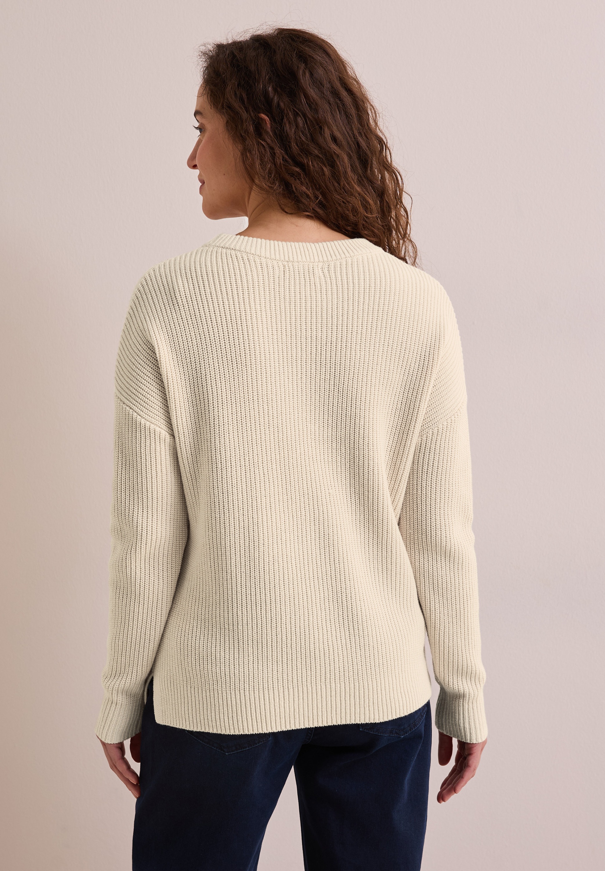 Cecil Strickpullover, mit Rundhalsausschnitt