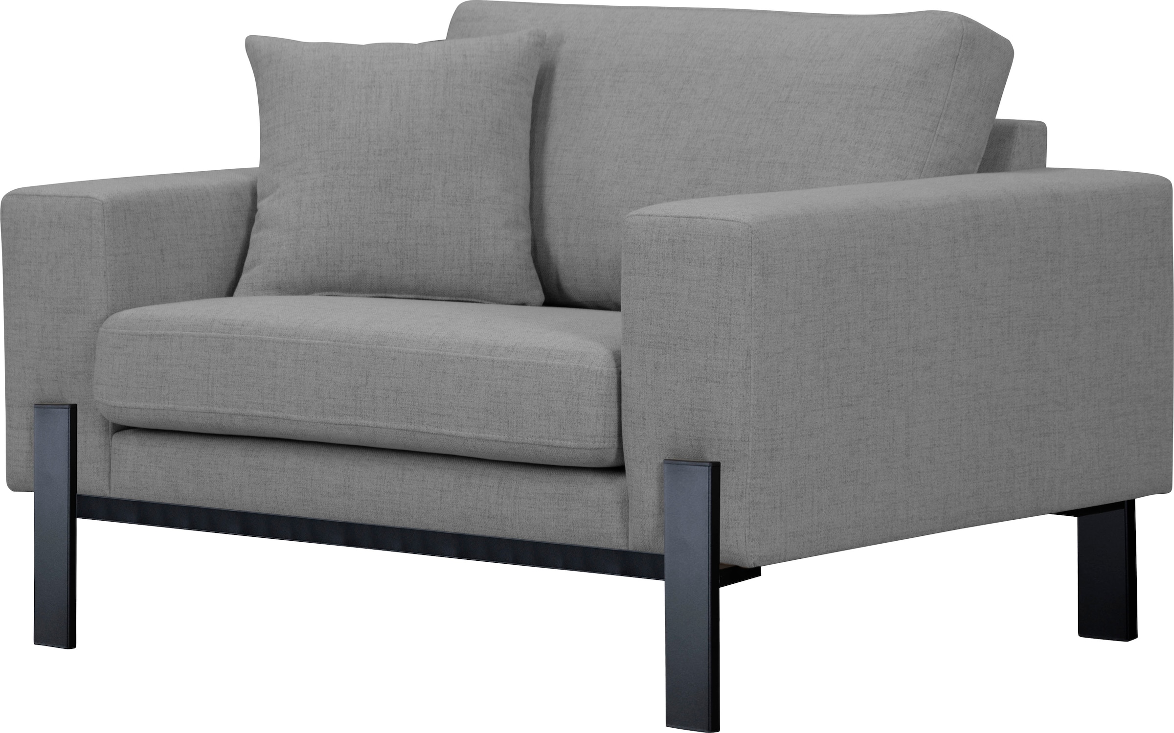 OTTO products Loveseat "Ennis Sessel Metallgestell", Verschiedene Bezugsqua günstig online kaufen