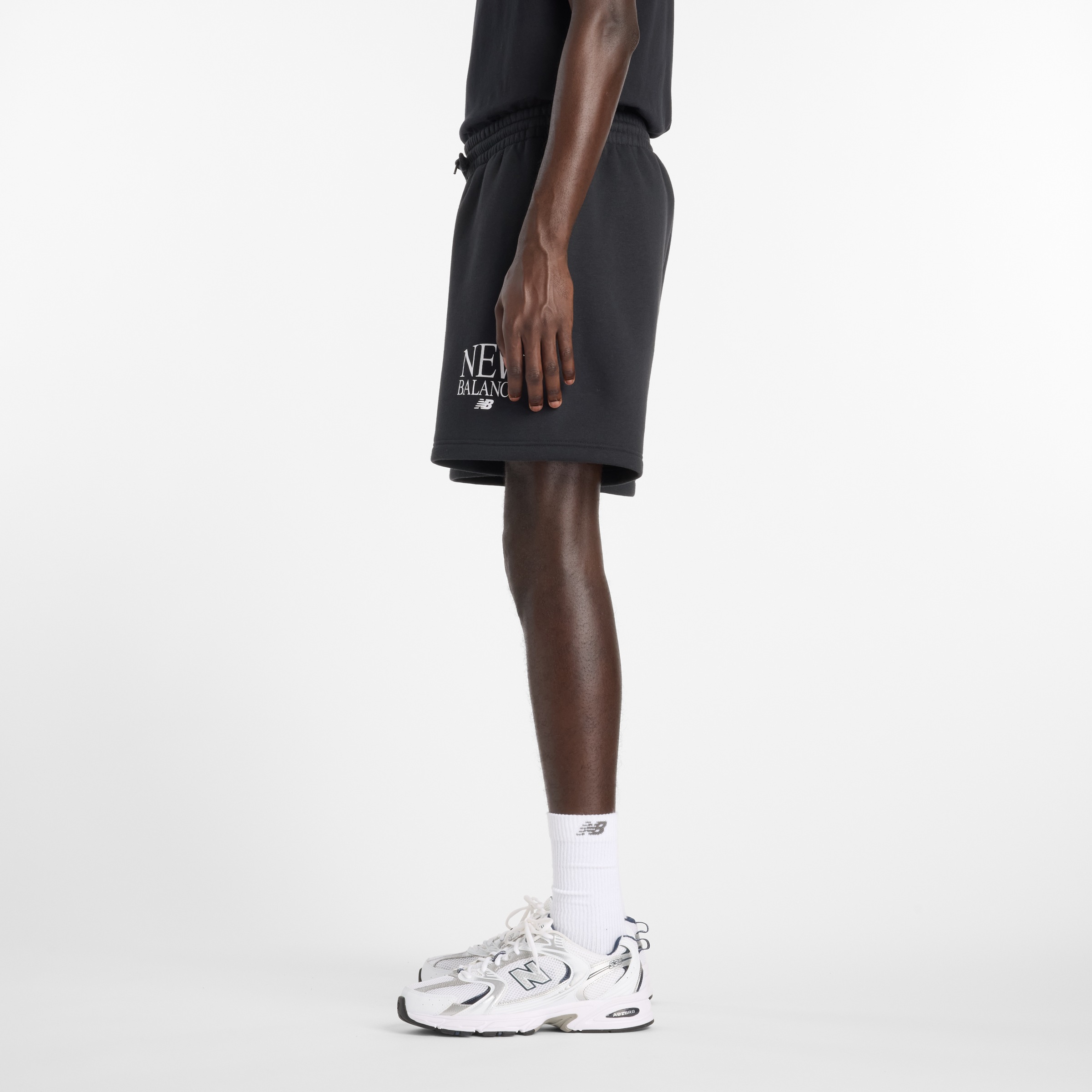 New Balance Sweatshorts aus weicher Fleece-Qualität, mit Kordelverschluss, günstig online kaufen