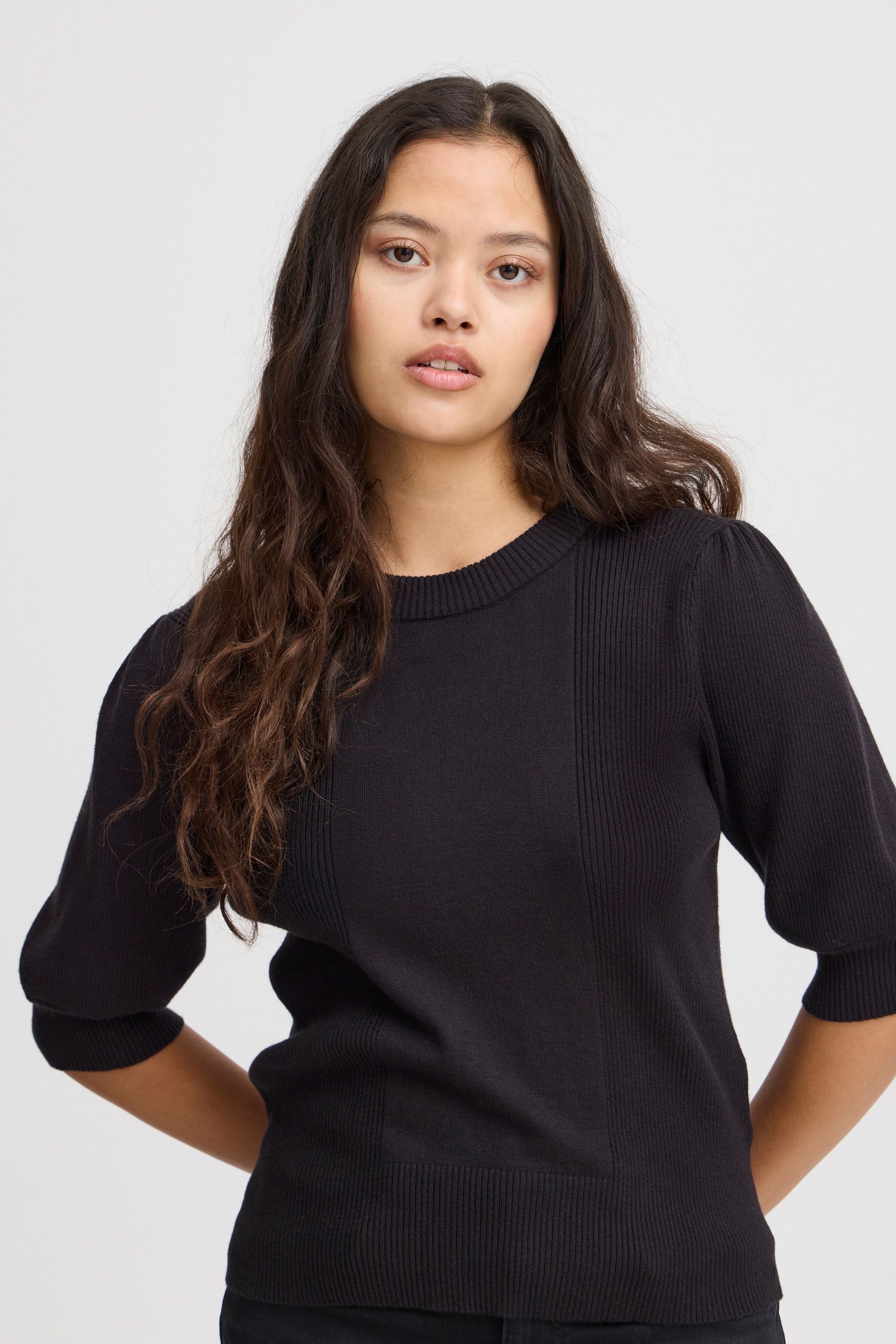 Ichi Strickfleece-Pullover »Strickpullover IHBOSTON SS«