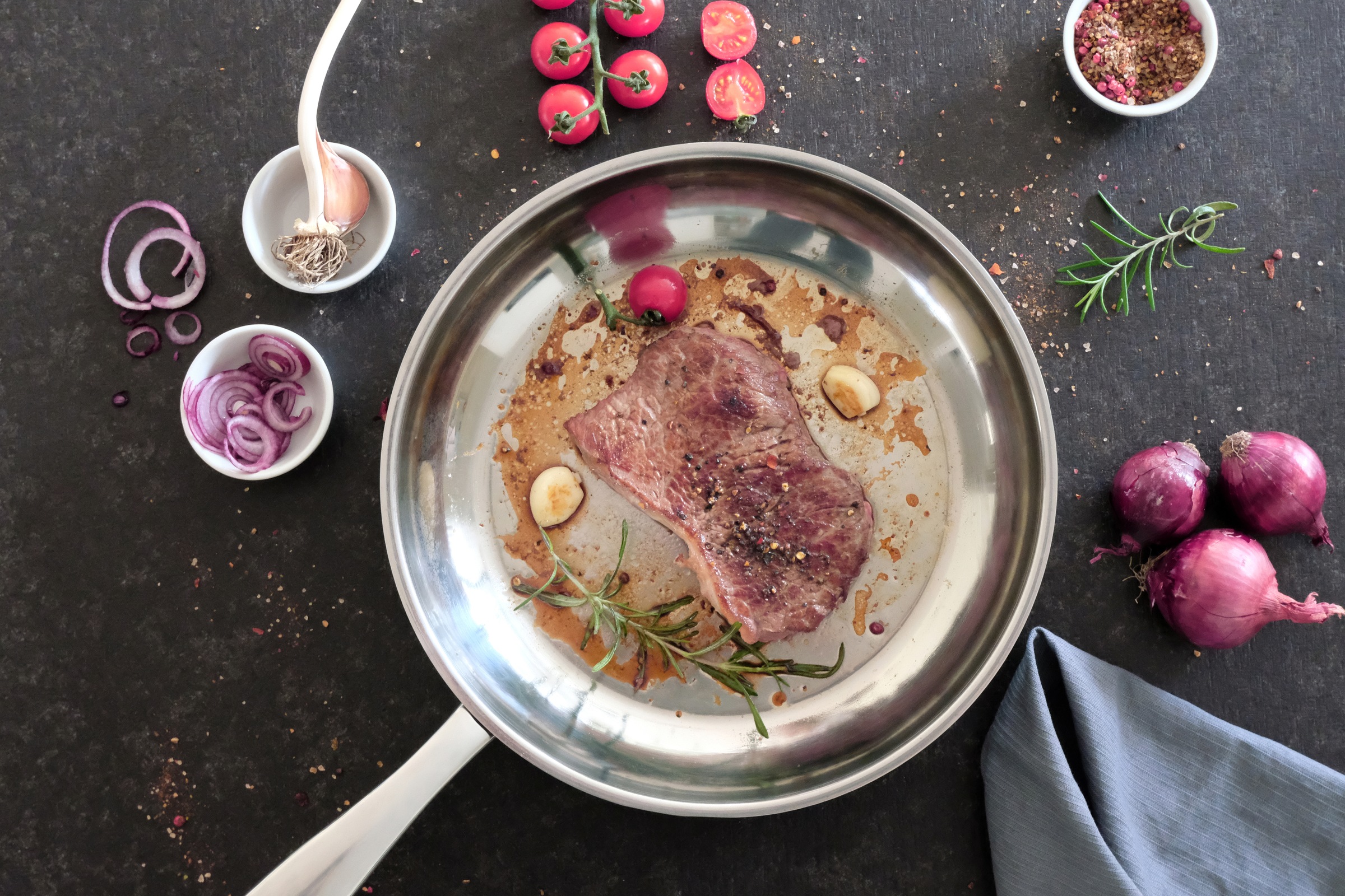 MÄSER Bratpfanne »Tavos« Edelstahl 18/10 Set, 1 Stk. tlg.