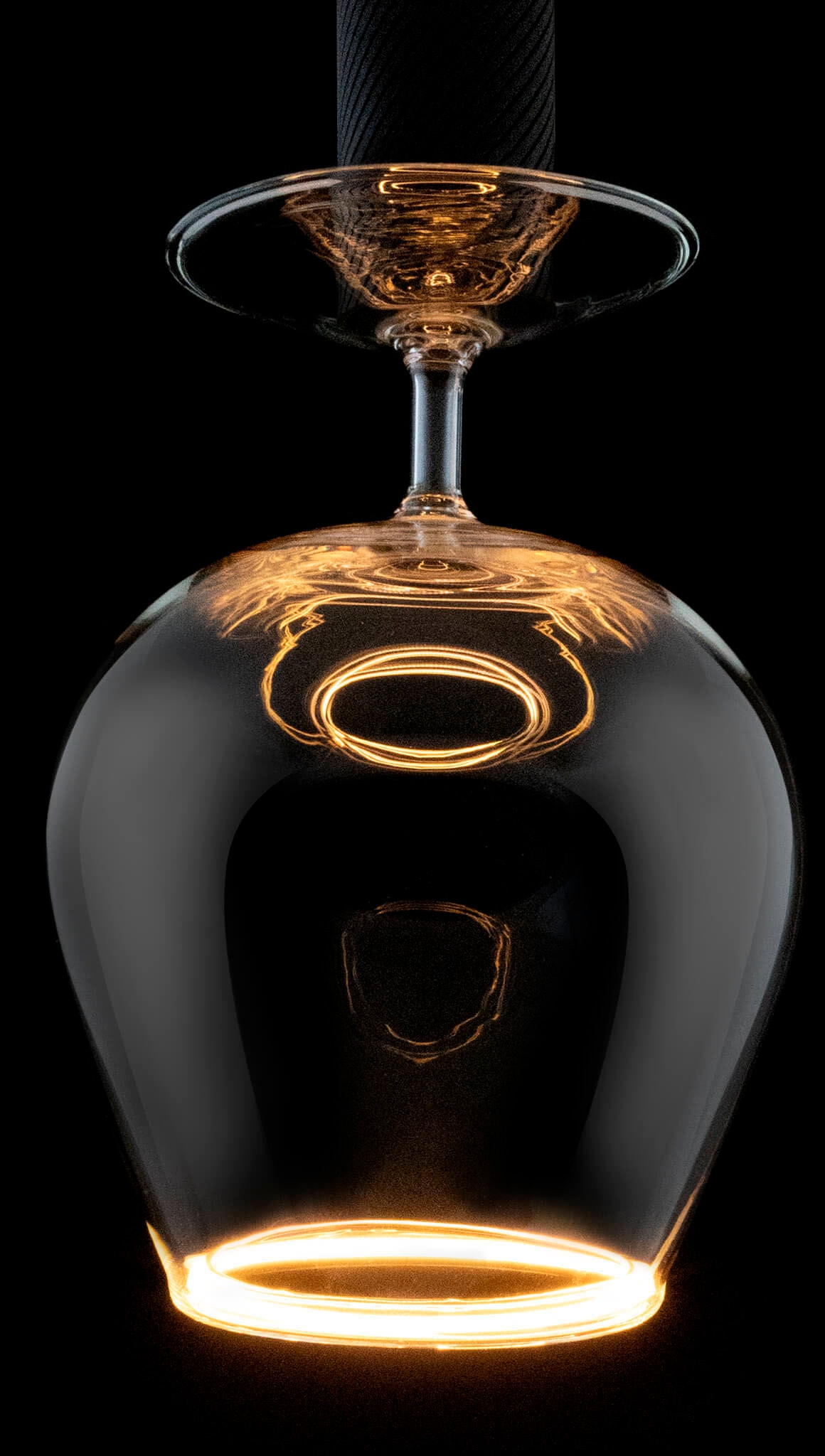 SEGULA LED-Leuchtmittel »LED Floating Cognac clear«, E27, 1 St., Extra-Warmweiß, handmade