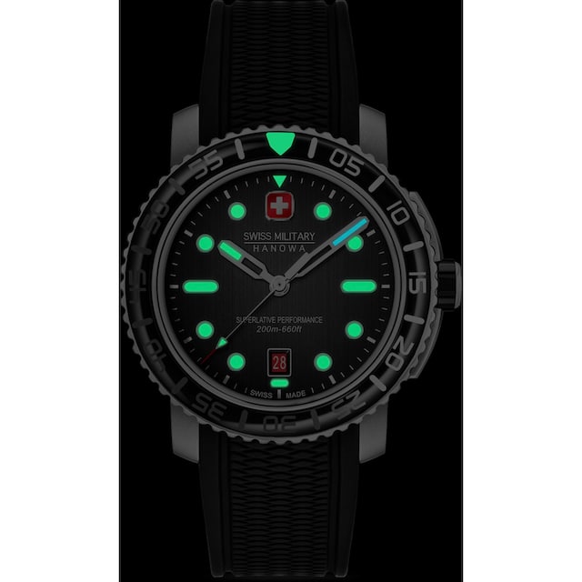 Swiss Military Hanowa Quarzuhr ▷ kaufen »BLACK MARLIN, BAUR SMWGN0001701« 