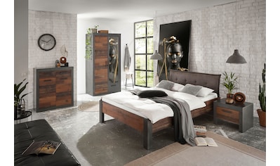Home affaire Schlafzimmer-Set »BROOKLYN«, (Set, mit Polsterkopfteil, Nachtkommode,... kaufen