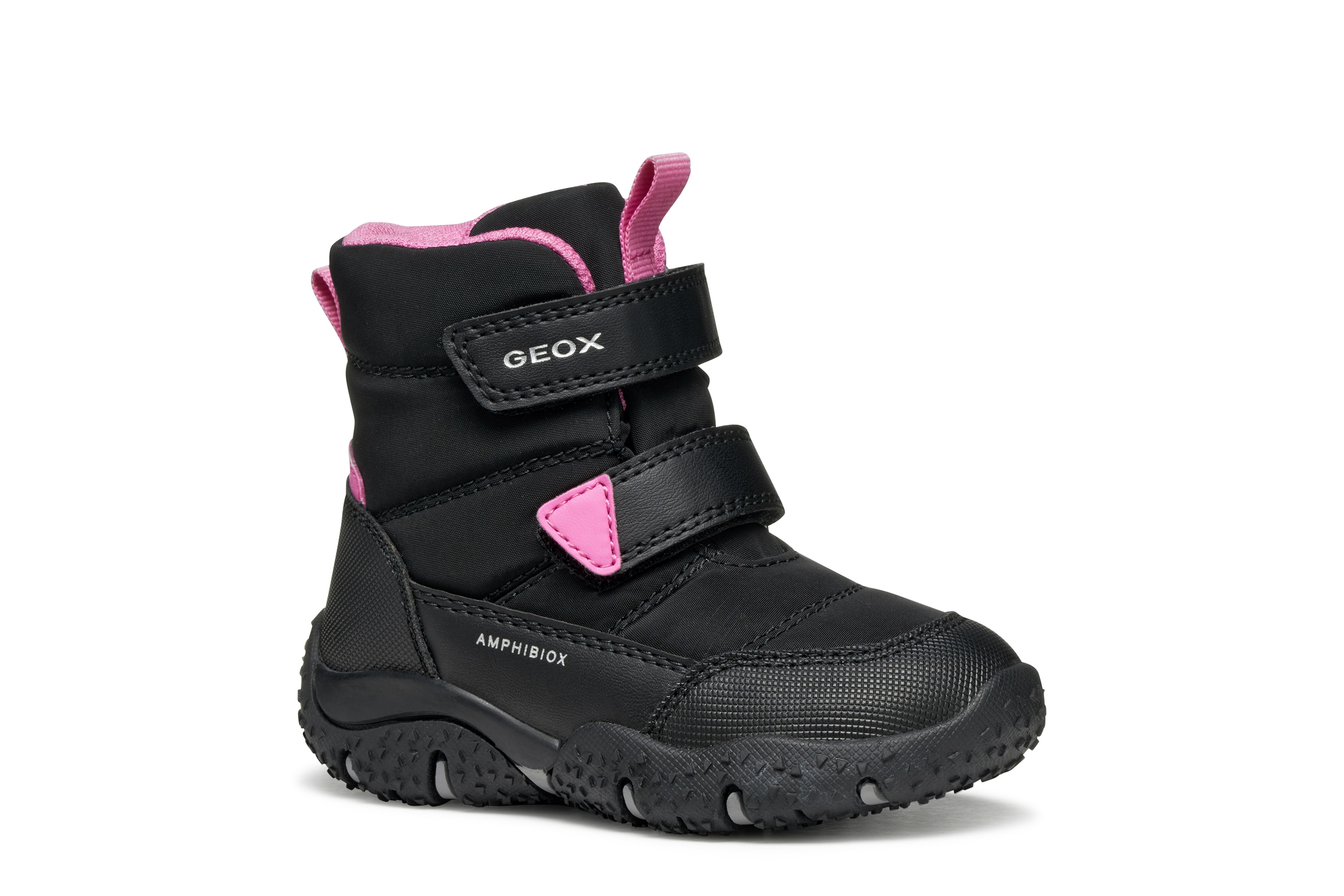 Geox Winterboots "B BALTIC GIRL B ABX" Klettstiefel, Snowboots mit Warmfutter, Größenschablone zum Download