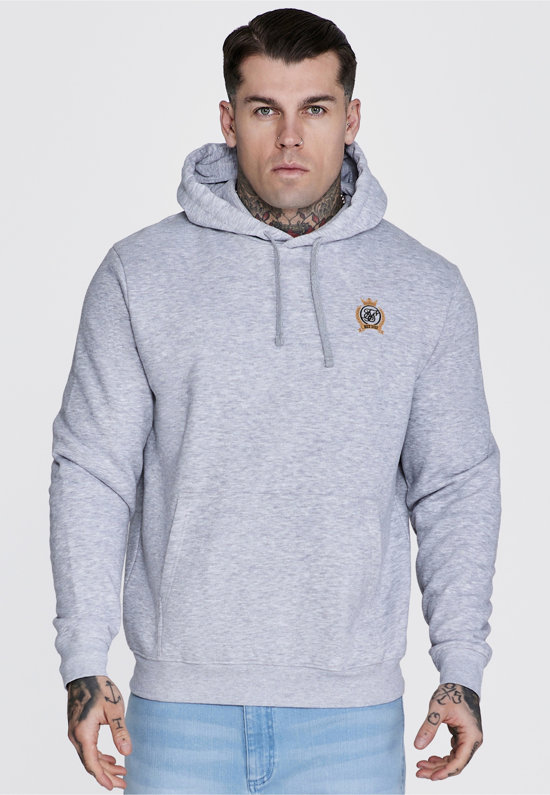 Siksilk Rundhalspullover »SikSilk Essentials Hoodie« 1