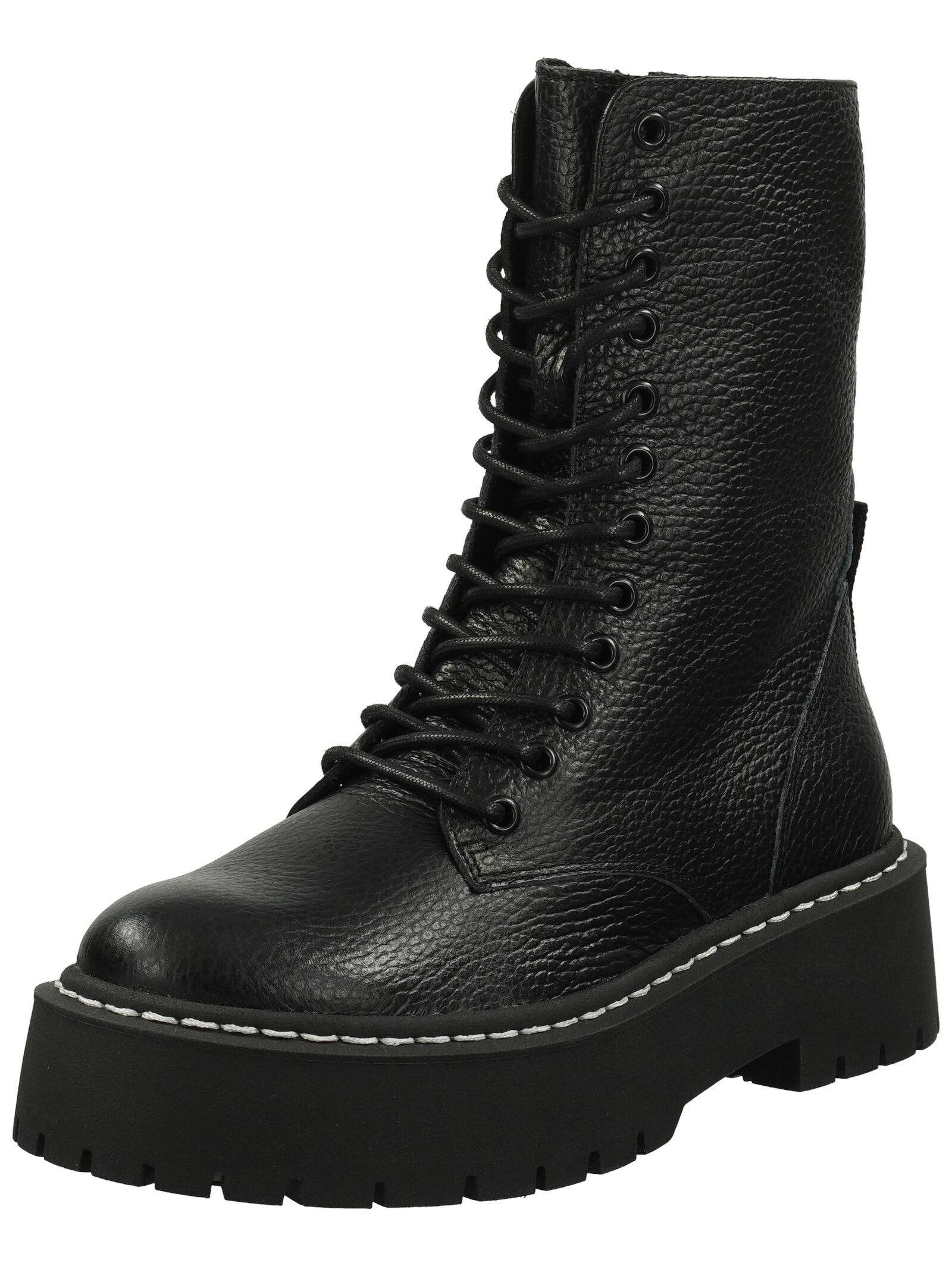STEVE MADDEN Schnürstiefelette "STEVE MADDEN Stiefelette Leder" günstig online kaufen