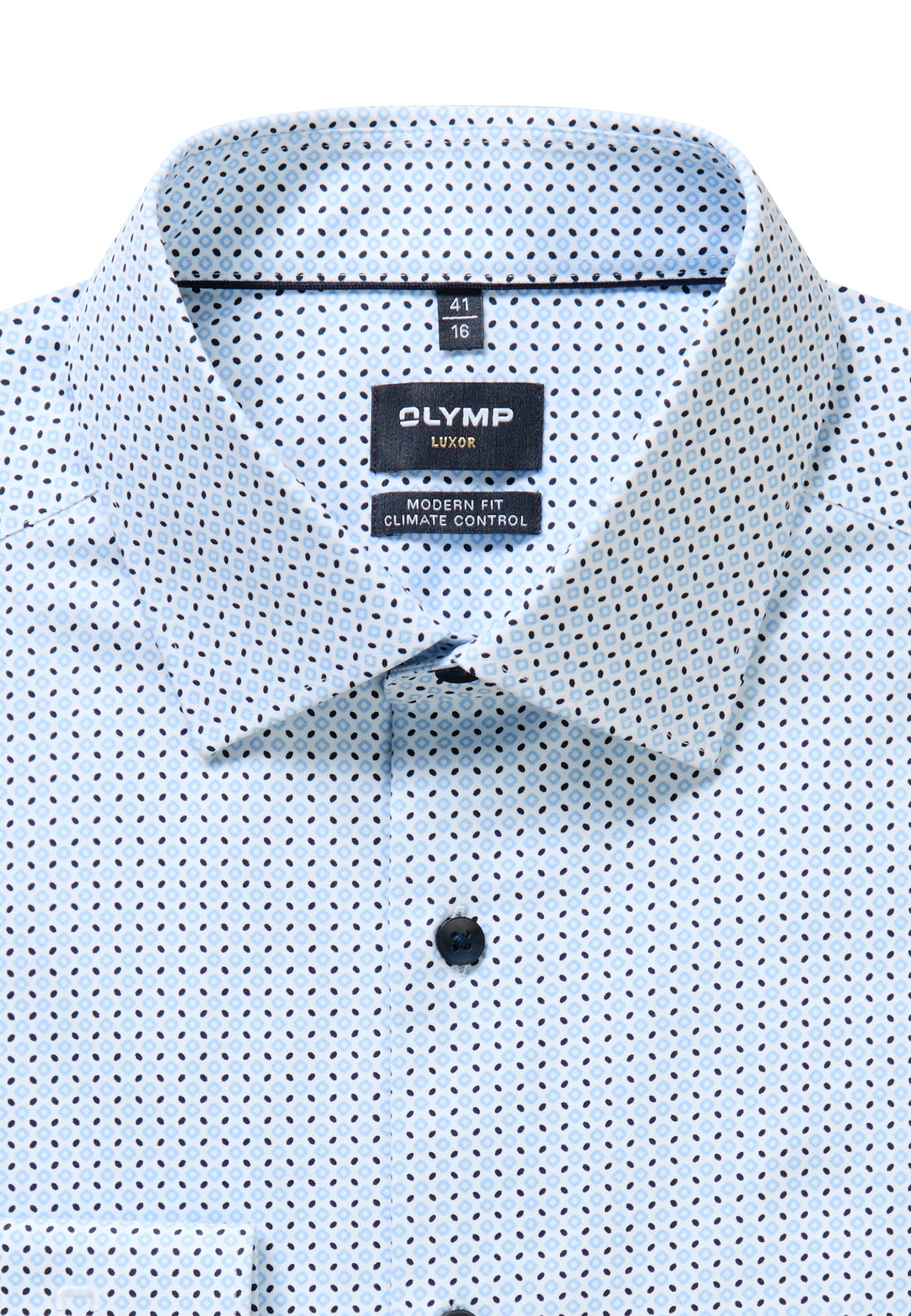 OLYMP Businesshemd »OLYMP Luxor 24/Seven, modern fit, New Kent mit extra langem Arm«