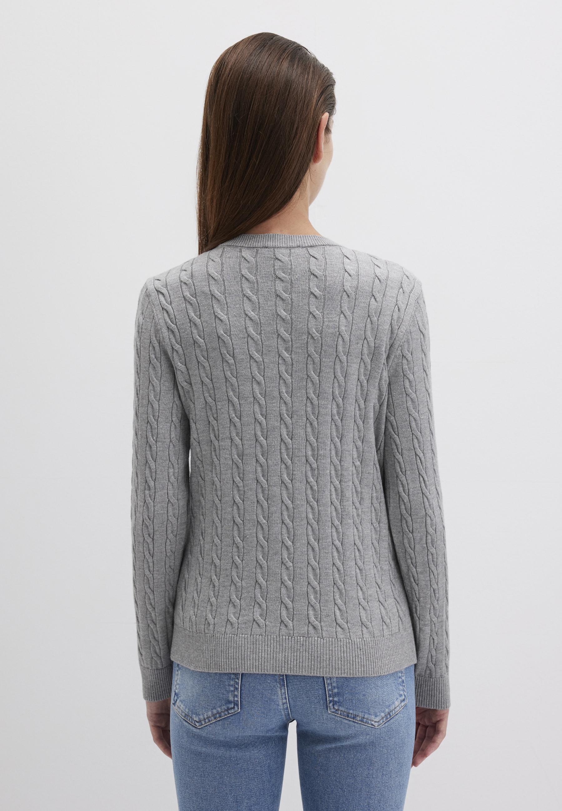 Mavi V-Shirt »V-NECK SWEATER«, Pullover Feinstrick
