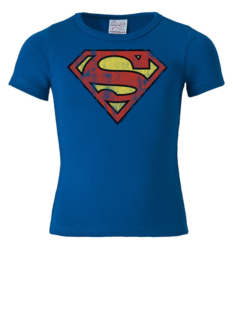 LOGOSHIRT mit für T-Shirt »Superman«, tollem ▷ | Frontprint BAUR