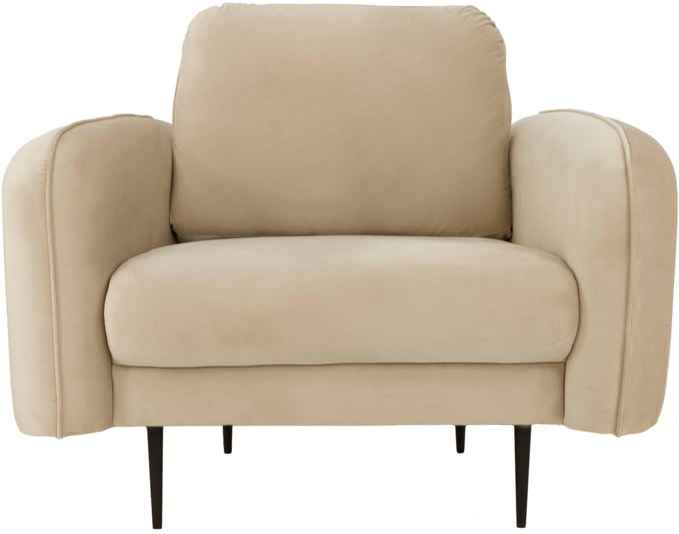 Thumbnail - Home affaire Sessel "Skidi" mit losem Rückenkissen und Keder oben auf der Armlehne