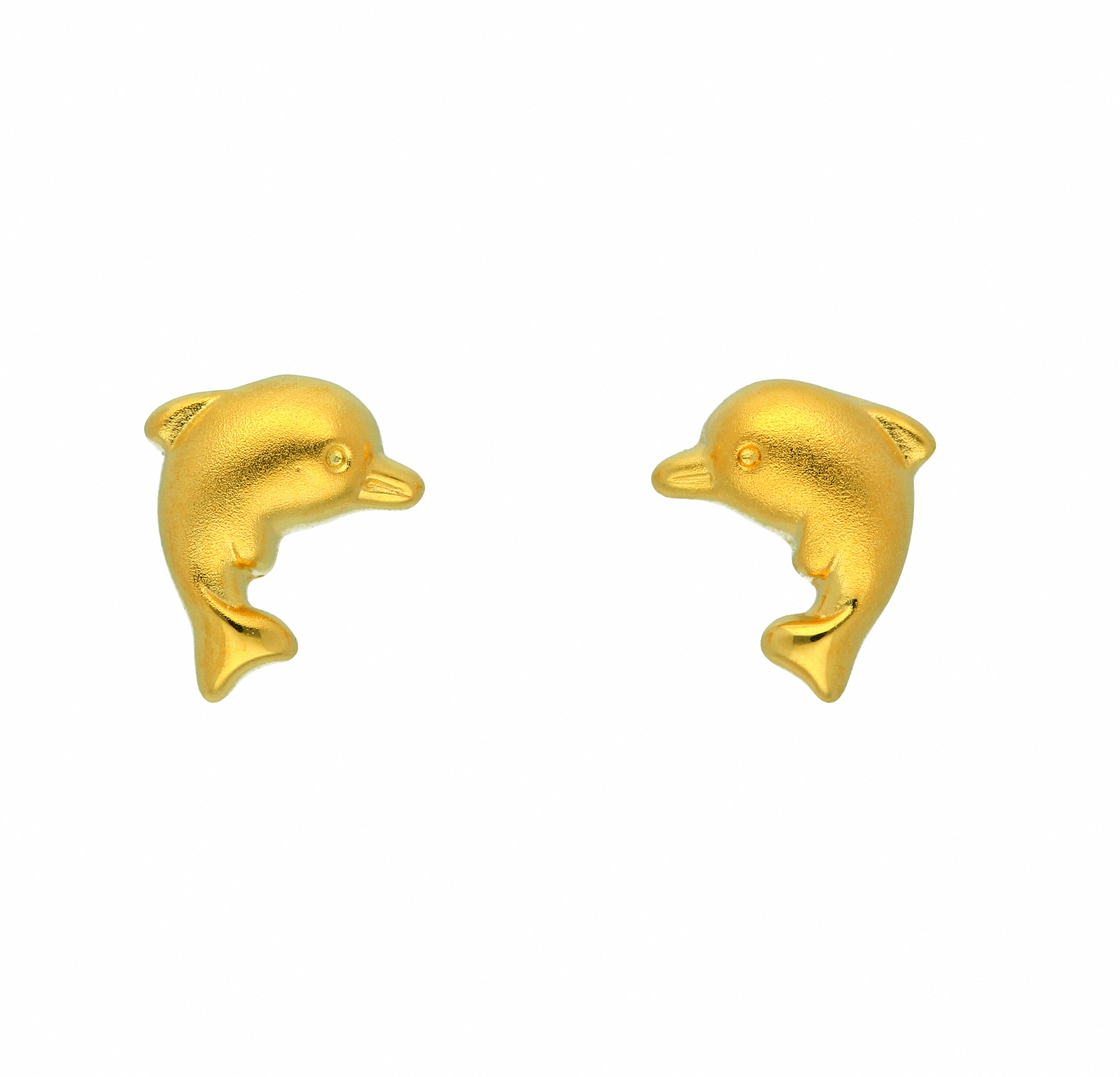 Paar Ohrhänger »Damen Goldschmuck 1 Paar 585 Gold Ohrringe / Ohrstecker Delphin«, 585...