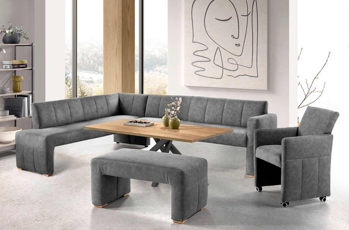 Thumbnail - exxpo - sofa fashion Essbank, elegant und modern mit hohem Sitzkomfort