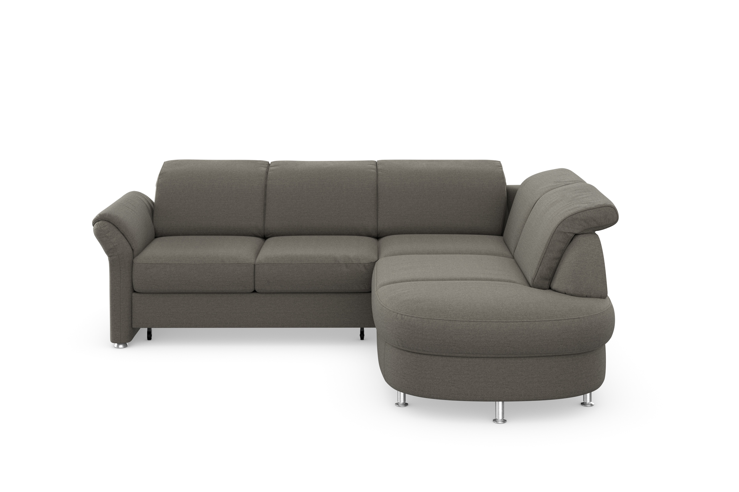 sit&more Ecksofa »Apulia L-Form«, wahlweise Bettfunktion, Bettkasten und Kopf- und Armteilverstellung