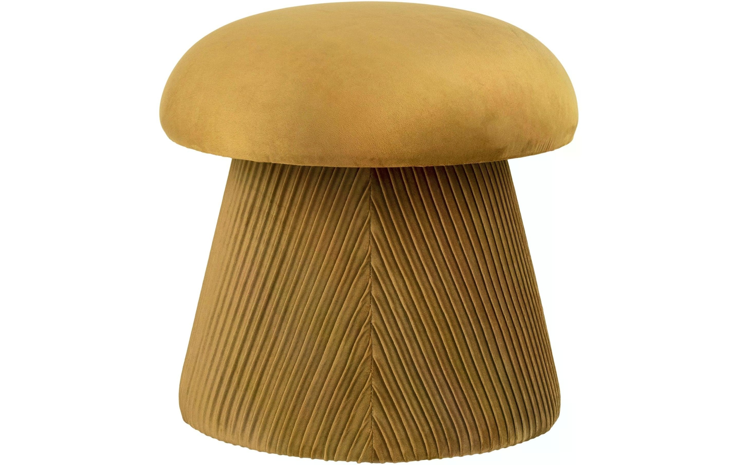 House Nordic Pouf »Hampton Goldbraun«