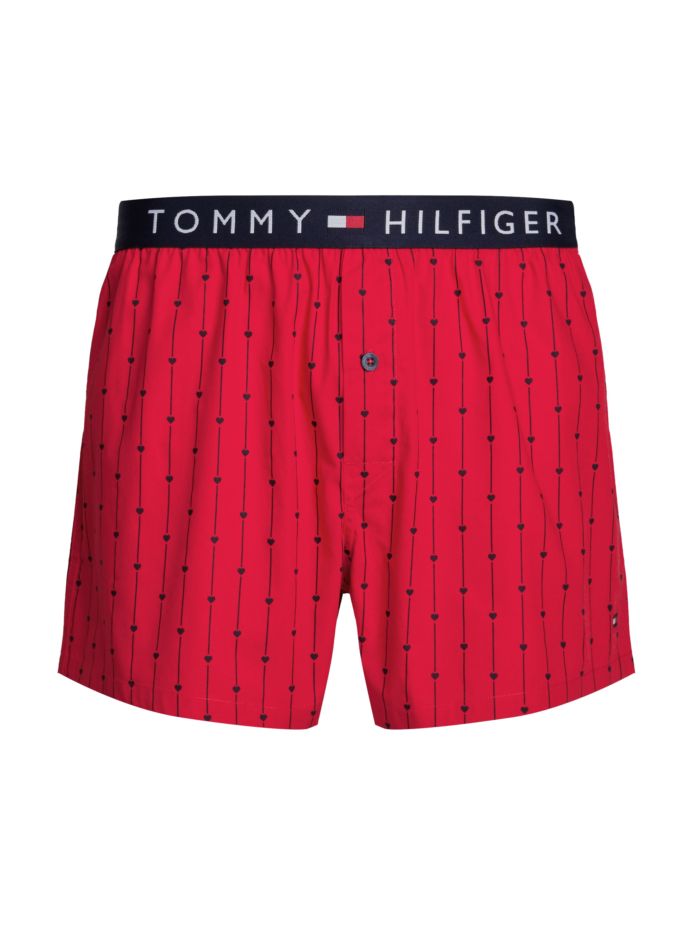 Tommy Hilfiger Underwear Webboxer »WOVEN BOXER PRINT«, mit Herzdruck