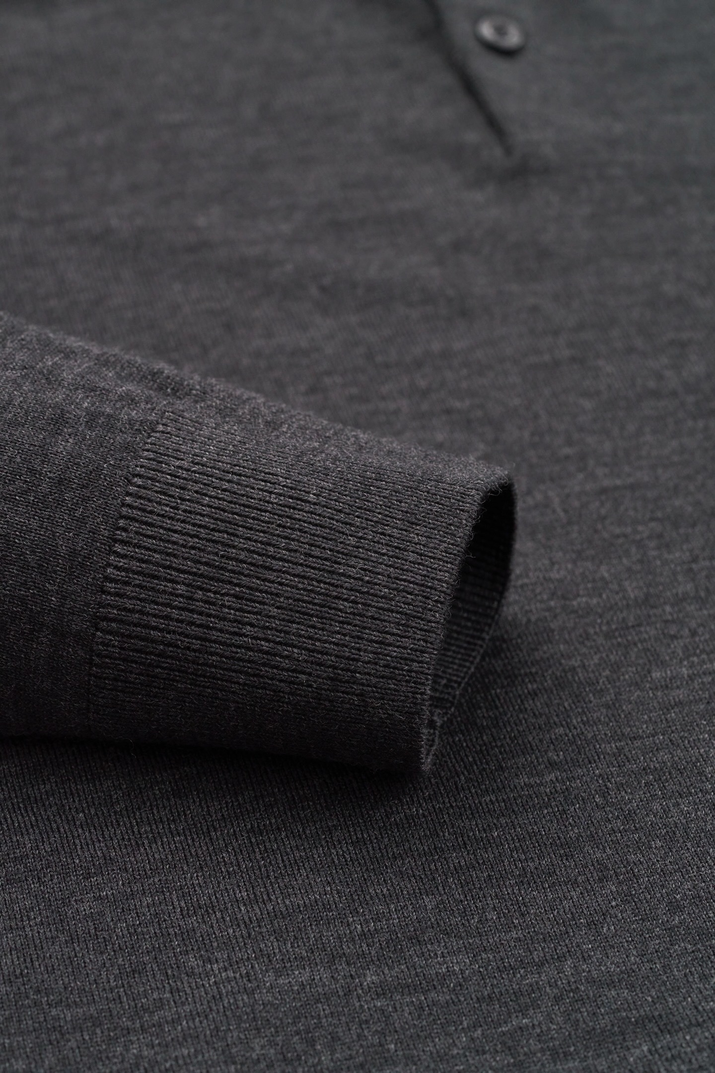 bugatti Langarm-Poloshirt, in moderner Optik