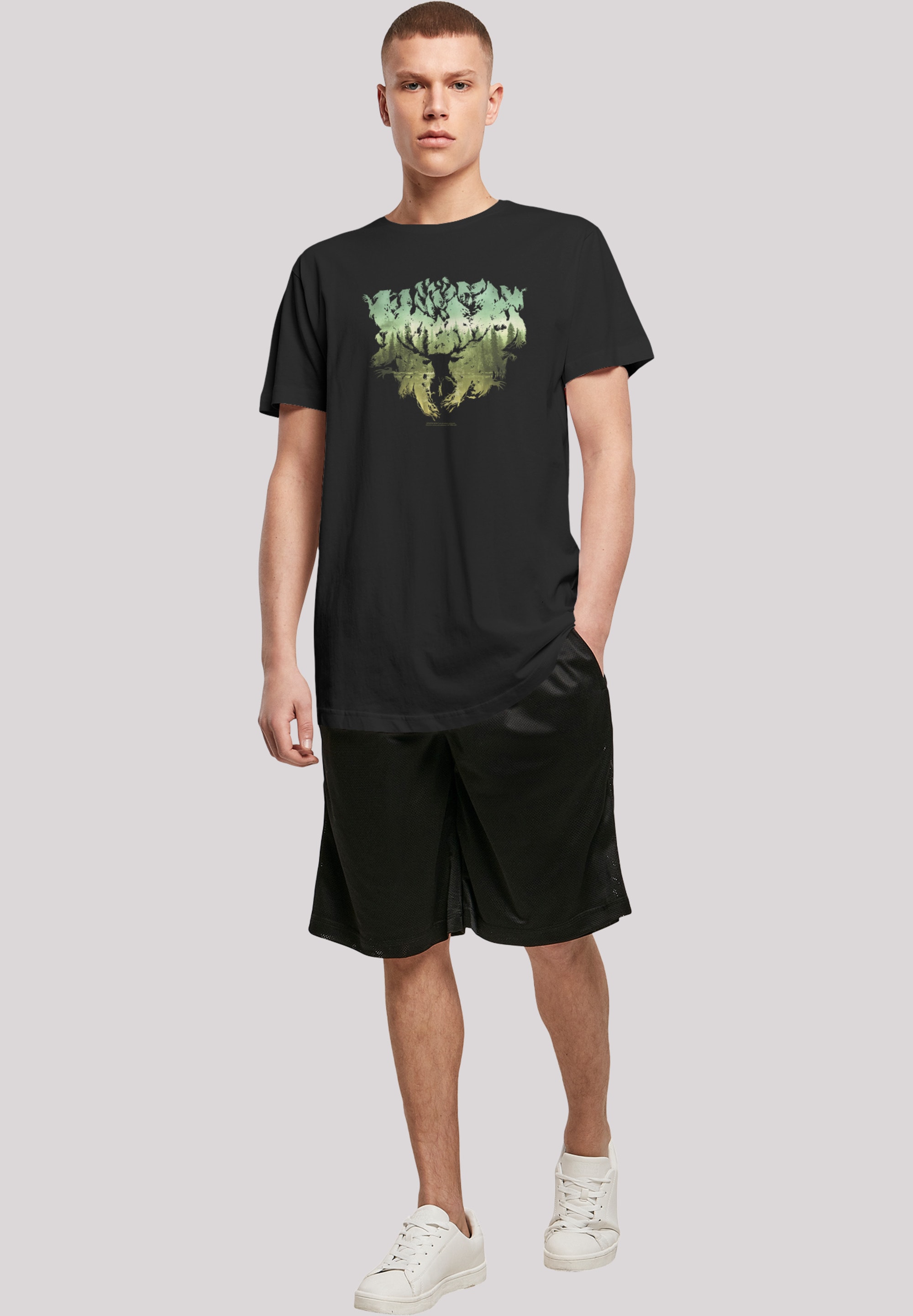 F4NT4STIC T-Shirt »Harry Potter Magical Forest«, Print